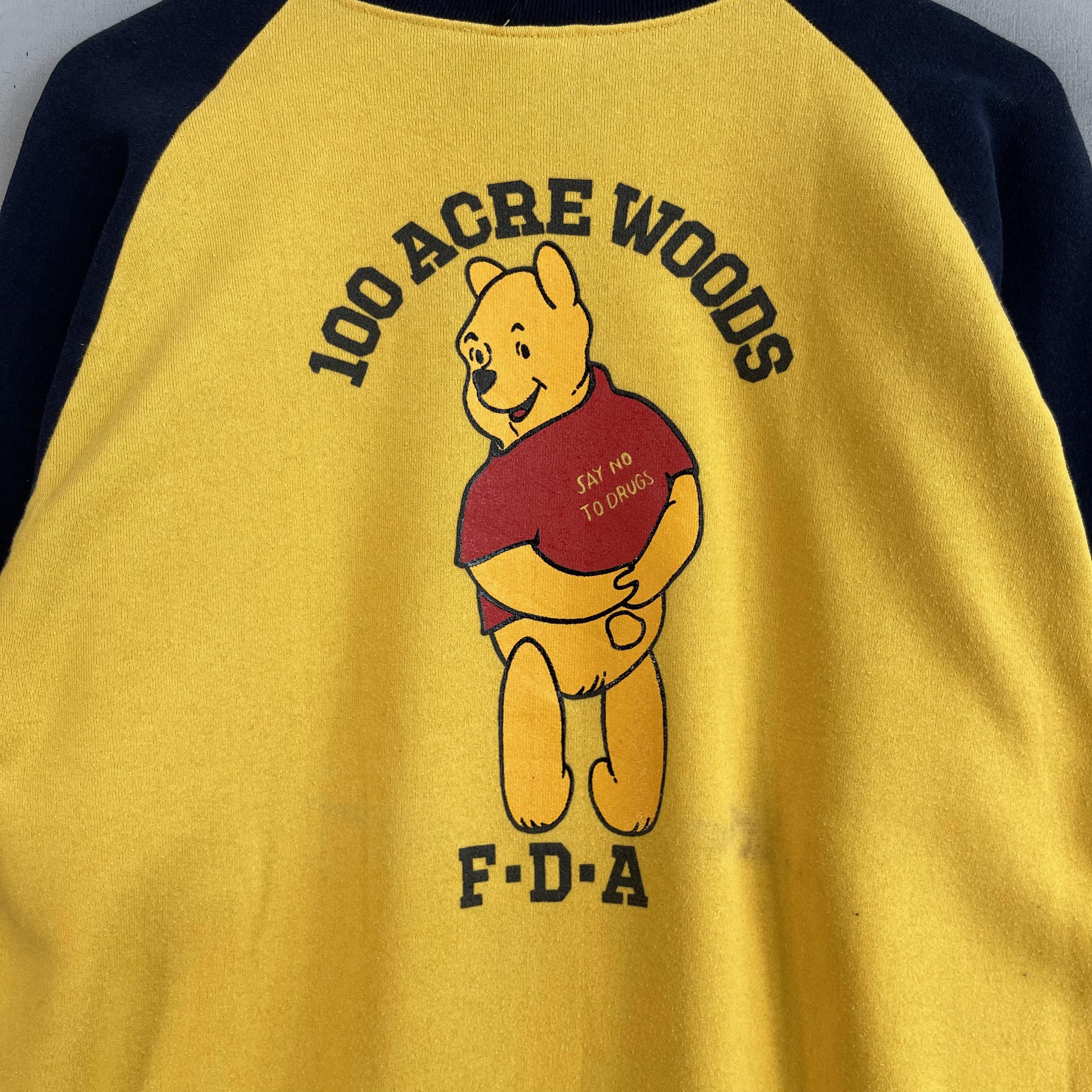 Cartoon Network × Disney × Vintage Vintage WINNIE THE POOH Cartoon Printed Sweatshirt Size US M / EU 48-50 / 2 - 7 Thumbnail
