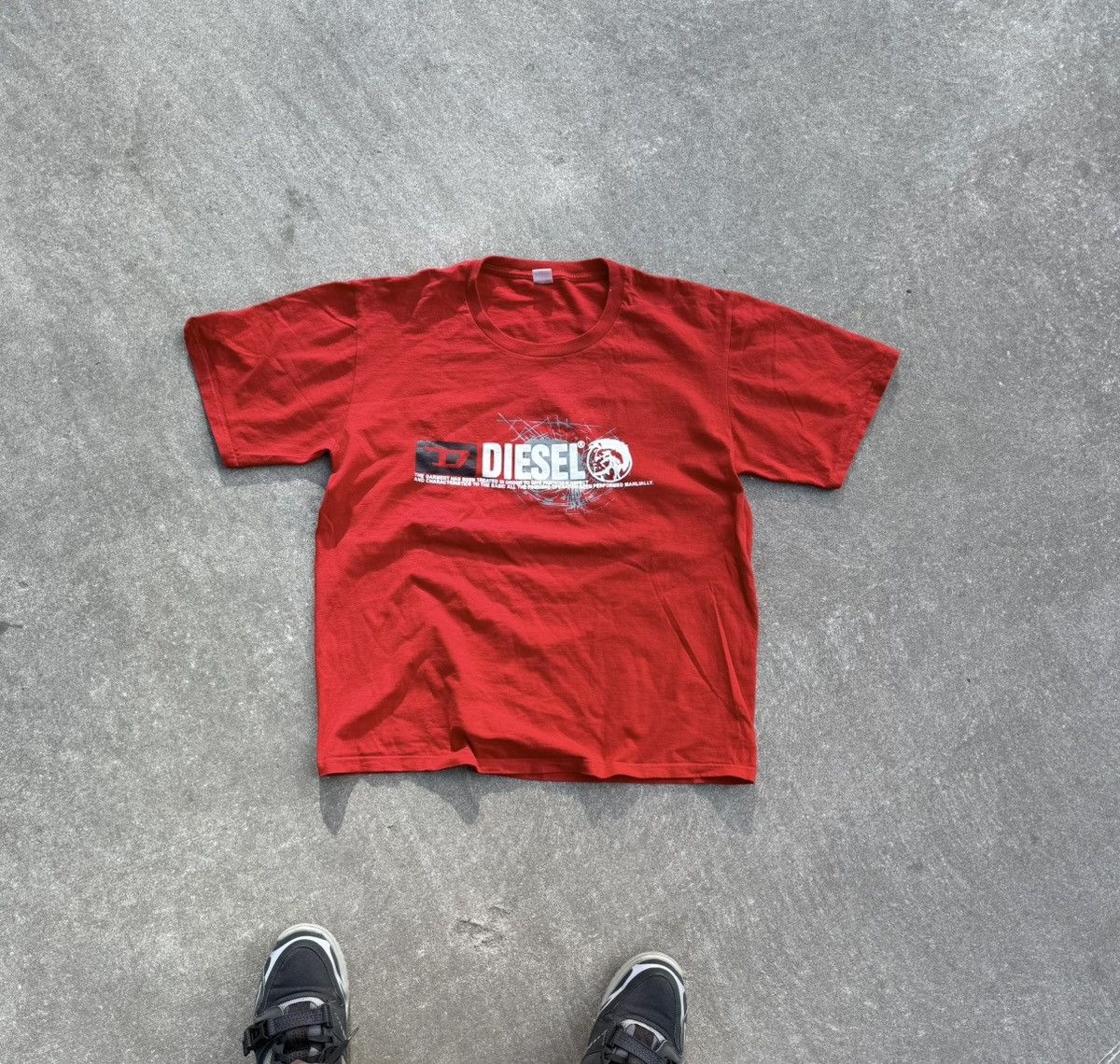Diesel × Vintage Vintage Diesel Y2K avantgarde streetwear T-shirt Size US L / EU 52-54 / 3 - 1 Thumbnail