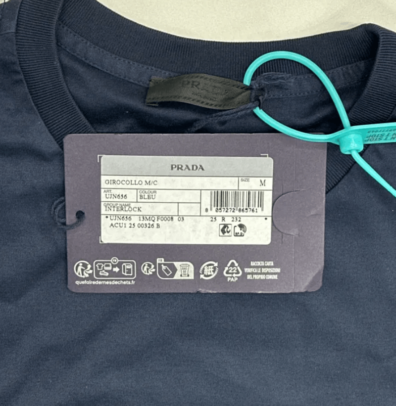 Prada Prada Crew neck short-sleeve T-shirt Size US M / EU 48-50 / 2 - 2 Thumbnail