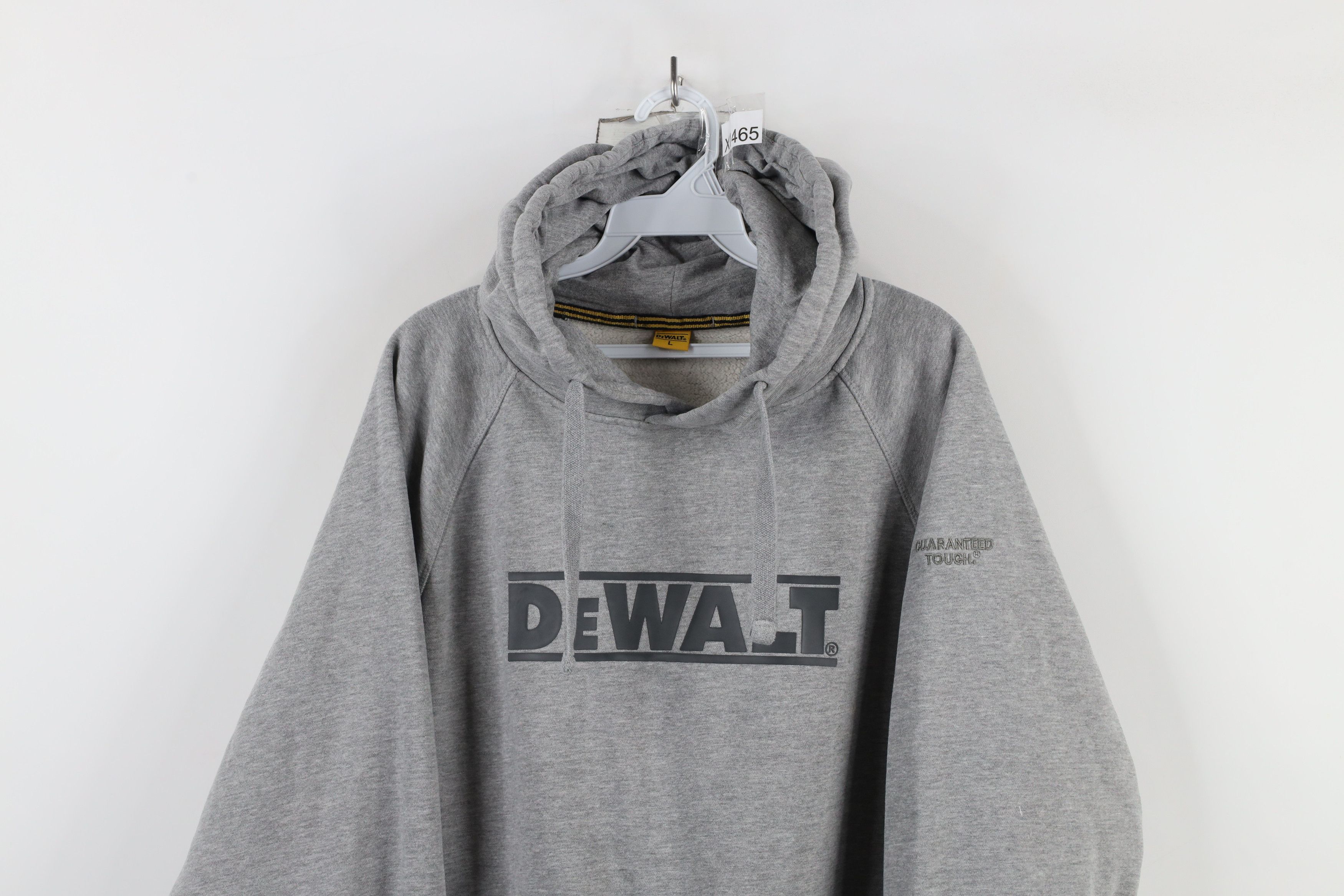 Vintage Vintage Dewalt Tools Heavyweight Hoodie Sweatshirt Gray Size US L / EU 52-54 / 3 - 2 Thumbnail