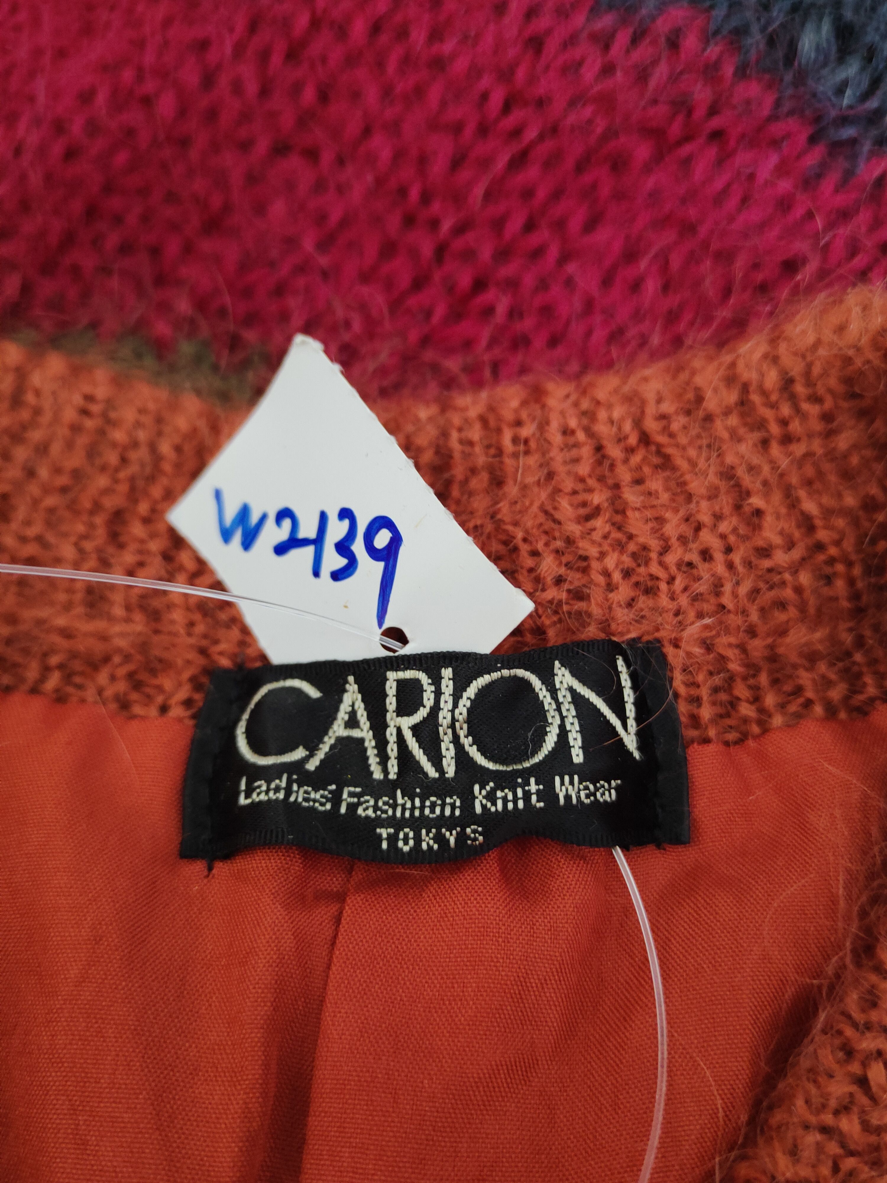 Japanese Brand Carion Dark Orange Knitwear Wool Sweaters #W2139 Size L / US 10 / IT 46 - 12 Thumbnail