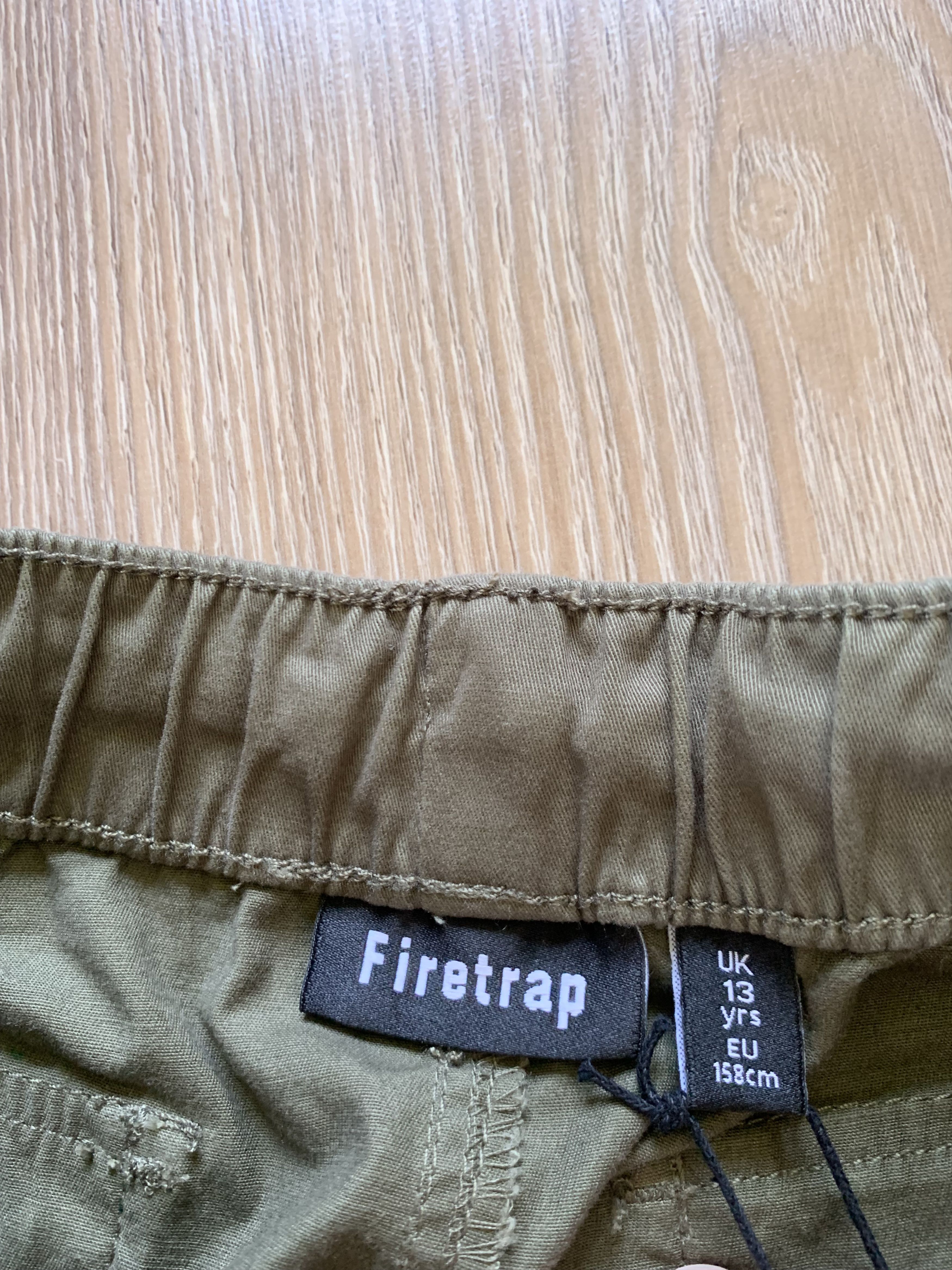 Firetrap Firetrap Khaki Junior Cargo Shorts Size US 26 / EU 42 - 7 Thumbnail