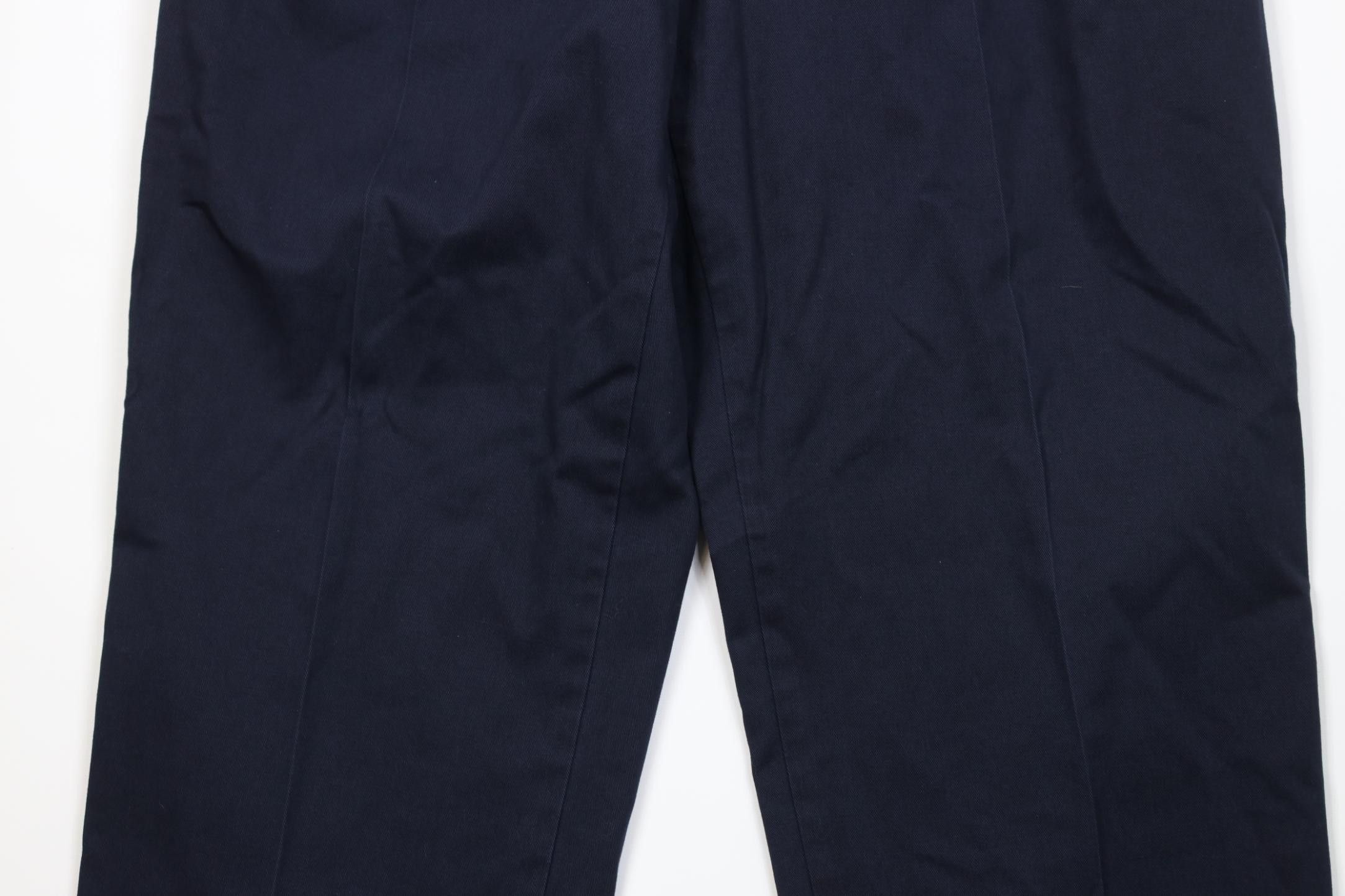 Polo Ralph Lauren Vintage 90s Chaps Ralph Lauren Wide Leg Pleated Chino Pants Size US 34 / EU 50 - 3 Thumbnail