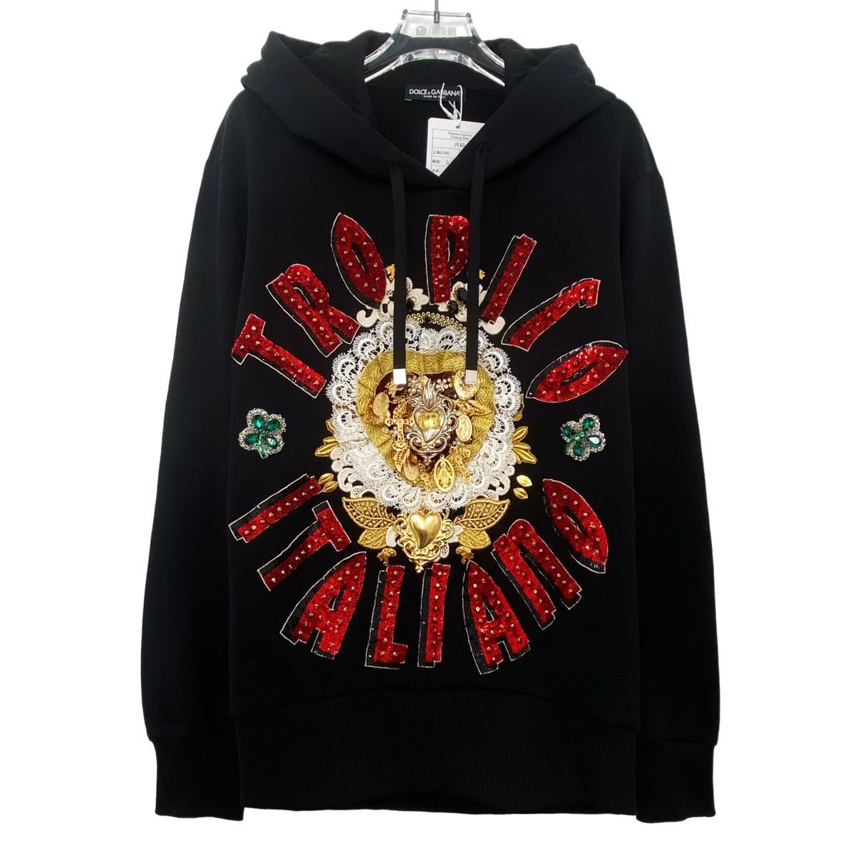 Dolce & Gabbana Dolce & Gabbana Heavy Craft Sweatshirt K26WX Size XS / US 0-2 / IT 36-38 - 1 Thumbnail