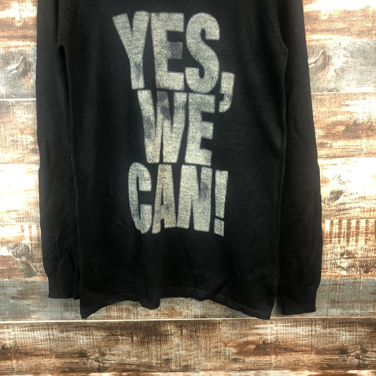 Homespun Knitwear × Japanese Brand DLL Agas Black Knitwear #C544 Size S / US 4 / IT 40 - 3 Thumbnail