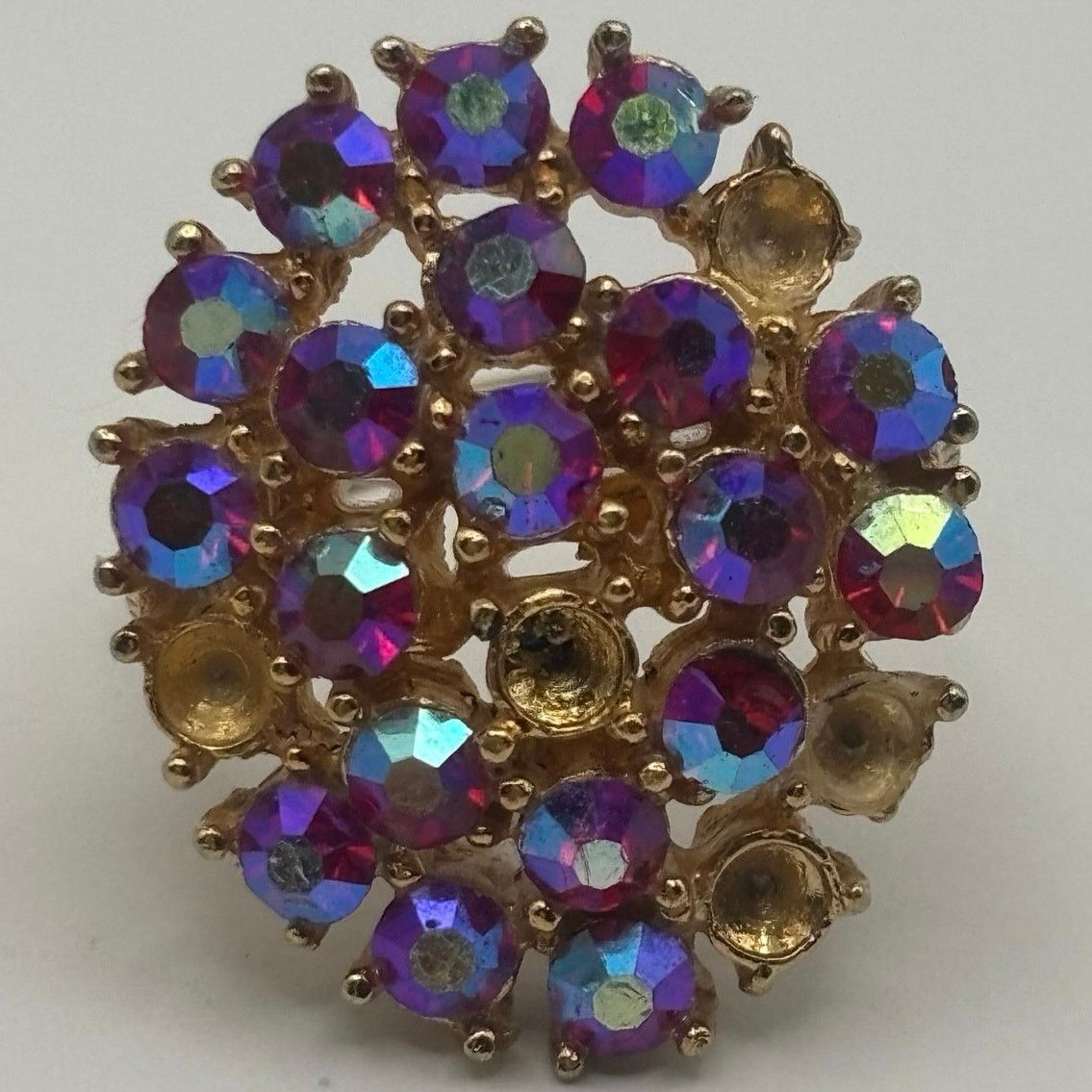 Other Pink & Gold Crystal Ring Size ONE SIZE - 4 Thumbnail