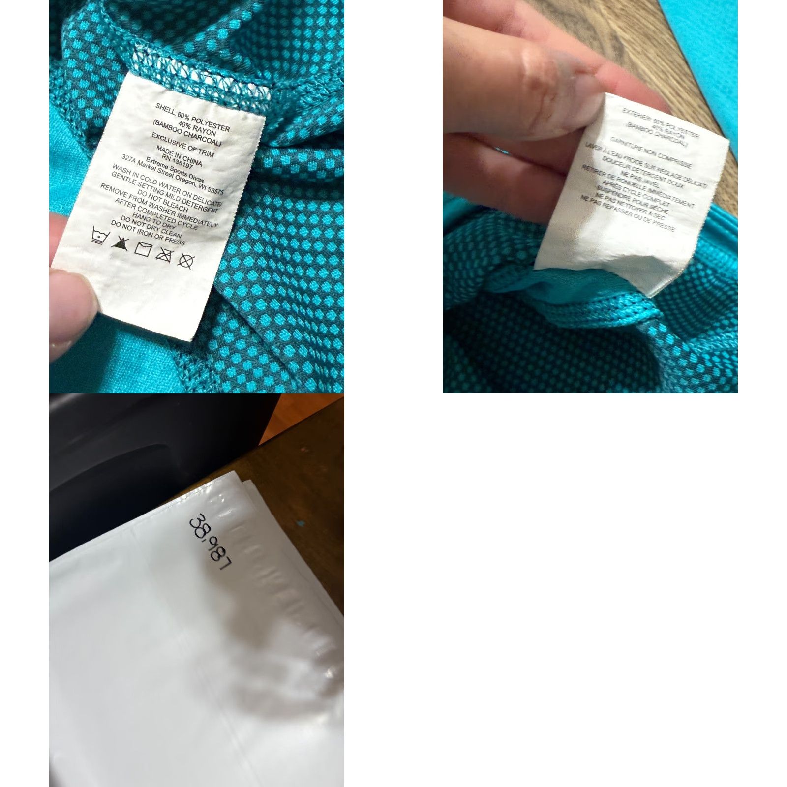 Vintage DSG Shirt Women's Small Blue 1/4 Zip Long Sleeve Outerwear Casual Modern Basic Vintage No Size S / US 4 / IT 40 - 8 Thumbnail