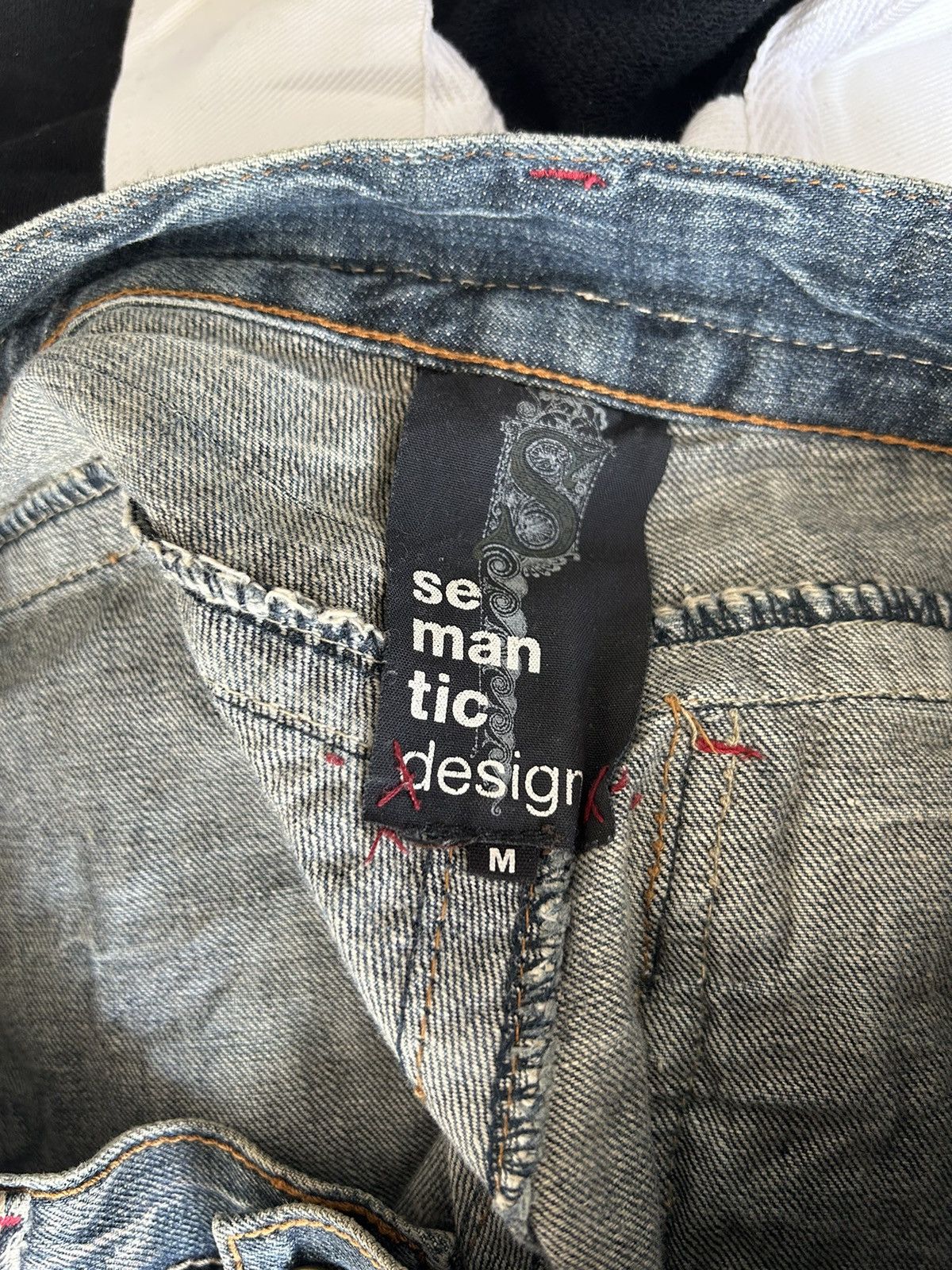 If Six Was Nine Semantic Design Bootcut Jeans Size US 32 / EU 48 - 14 Thumbnail