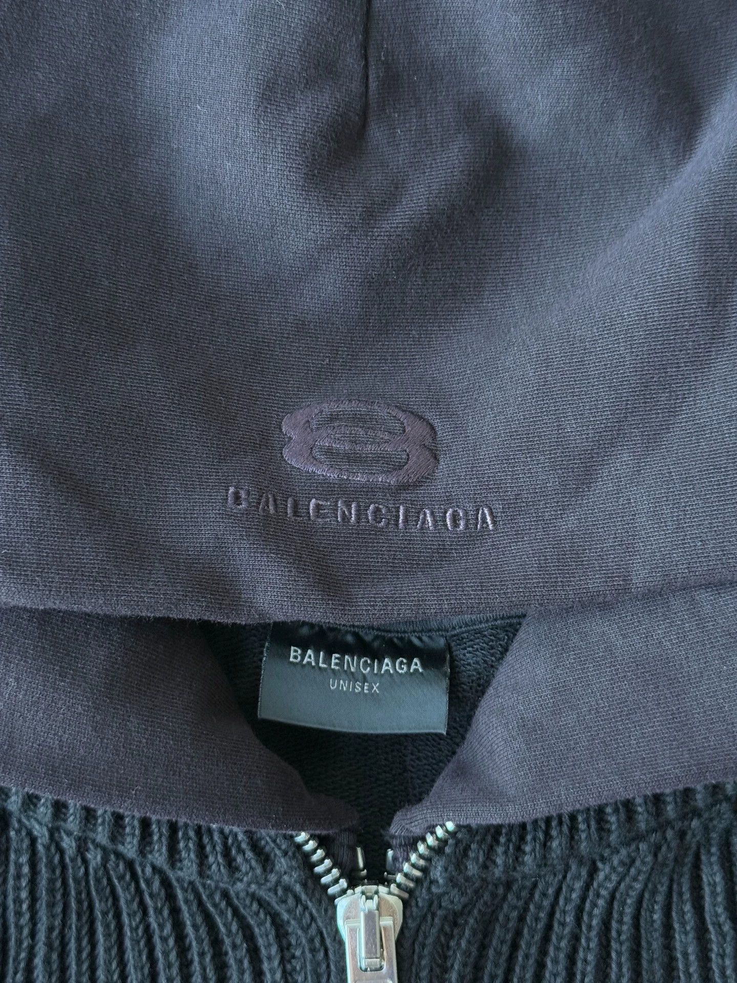 Balenciaga Balenciaga faux two-piece knit sweatshirt Size US XL / EU 56 / 4 - 6 Thumbnail