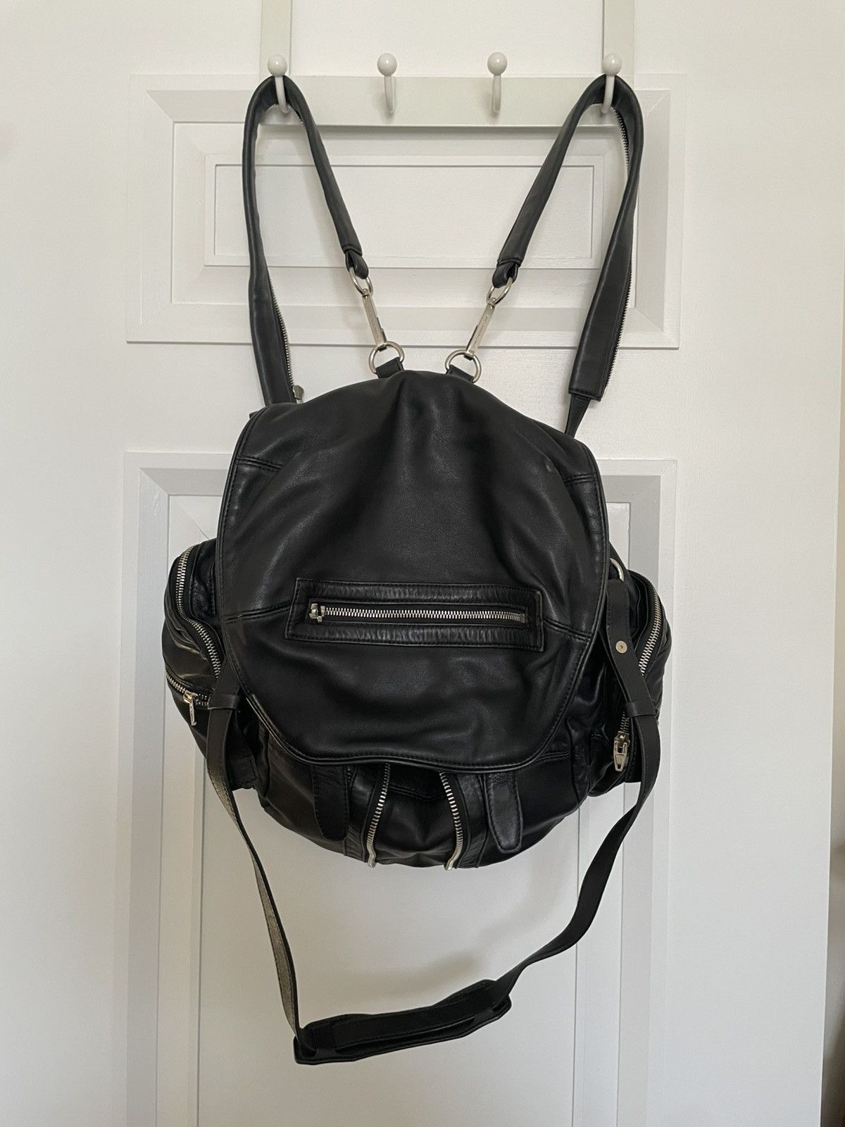 Alexander Wang Alexander Wang Marti convertiable backpack black leather Size ONE SIZE - 1 Thumbnail