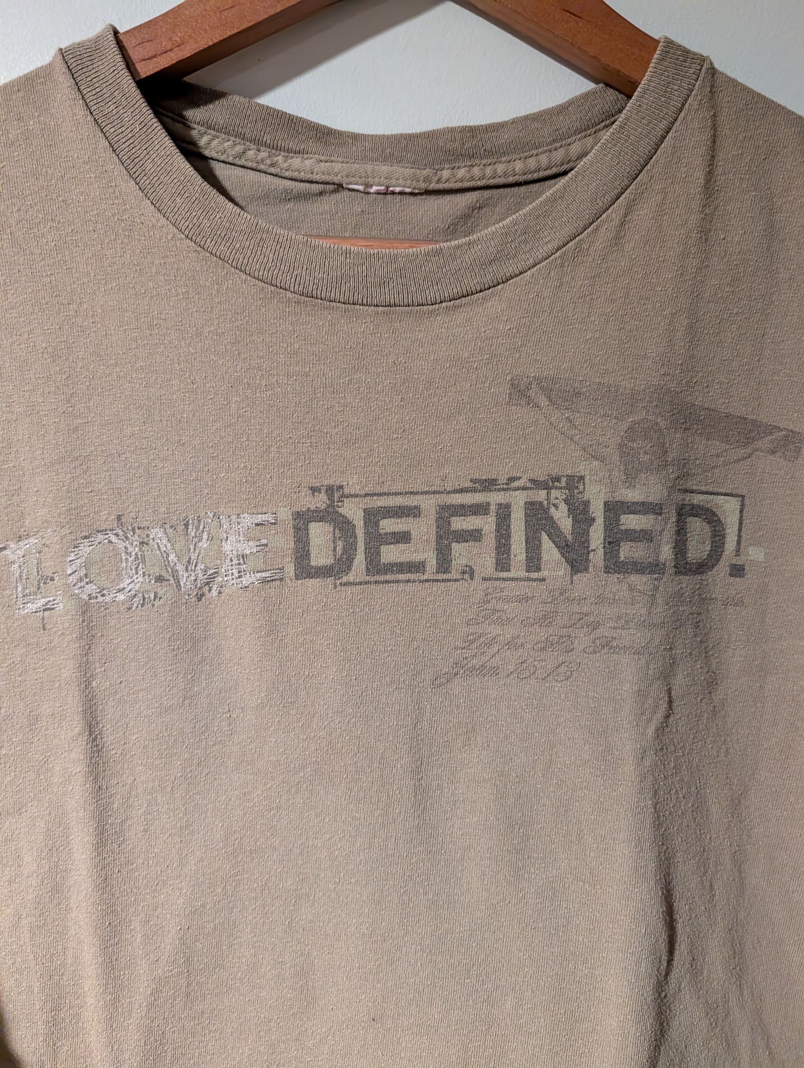 True Religion Vintage Love Defined Jesus Christ Crucifix 15:13 T-Shirt Size US XL / EU 56 / 4 - 2 Thumbnail