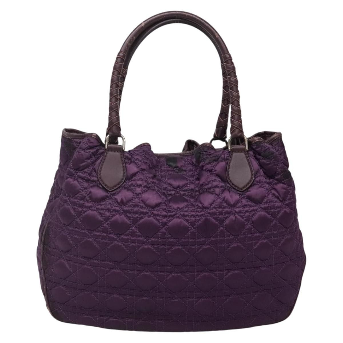 Dior DIOR Canage Tote Bag Nylon Purple Silver Size ONE SIZE - 3 Thumbnail