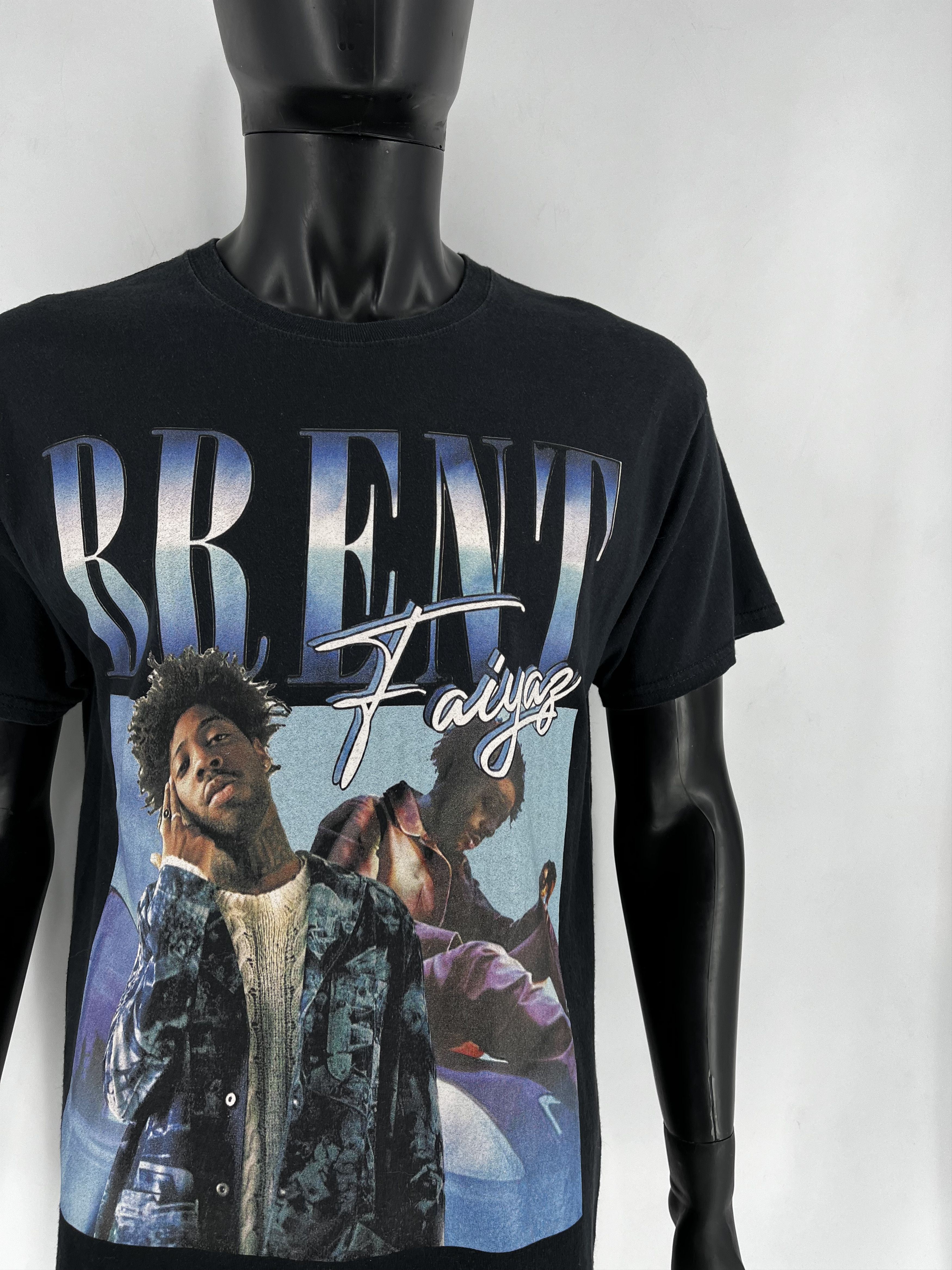 Rap Tees Y2K American Singer Brent Graphic T-shirt Retro Hip Hop Size US L / EU 52-54 / 3 - 7 Thumbnail