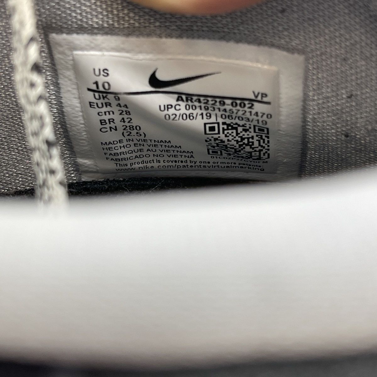 Nike Zoom KD 12 black cement Size US 10 / EU 43 - 8 Thumbnail