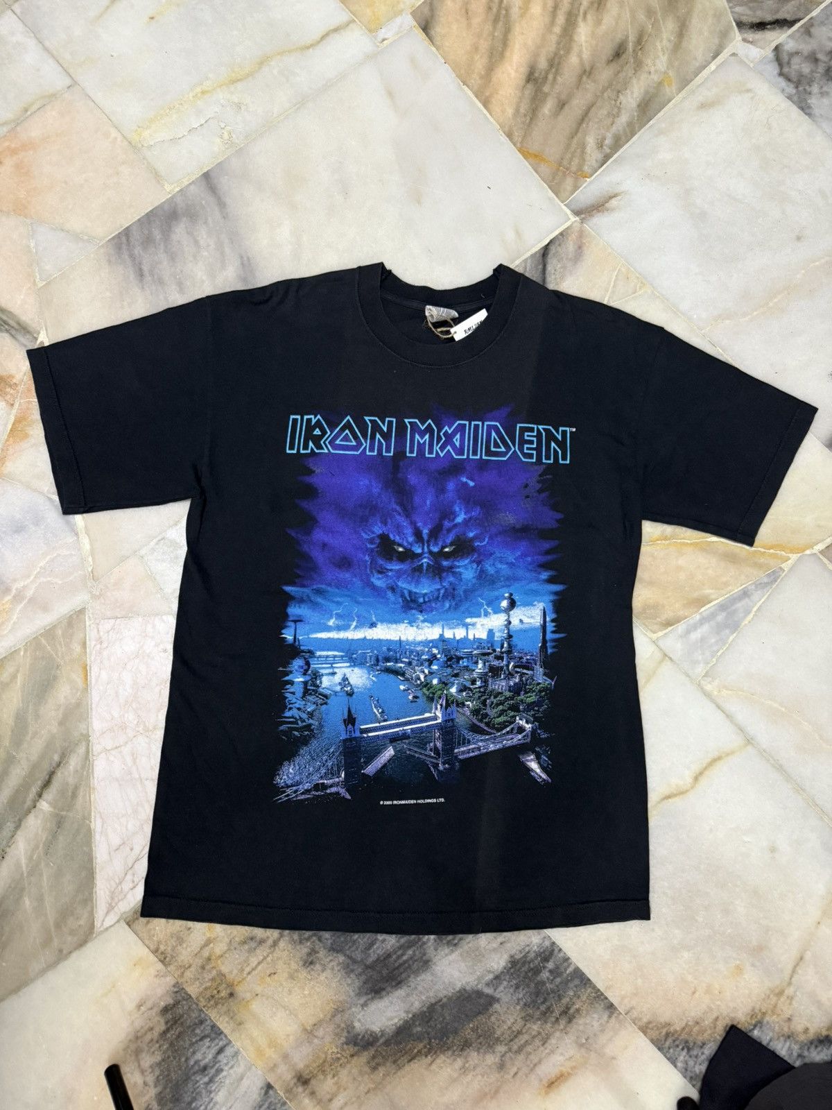Band Tees × Vintage Iron Maiden Brave New World copyright 00’s Size US L / EU 52-54 / 3 - 1 Thumbnail