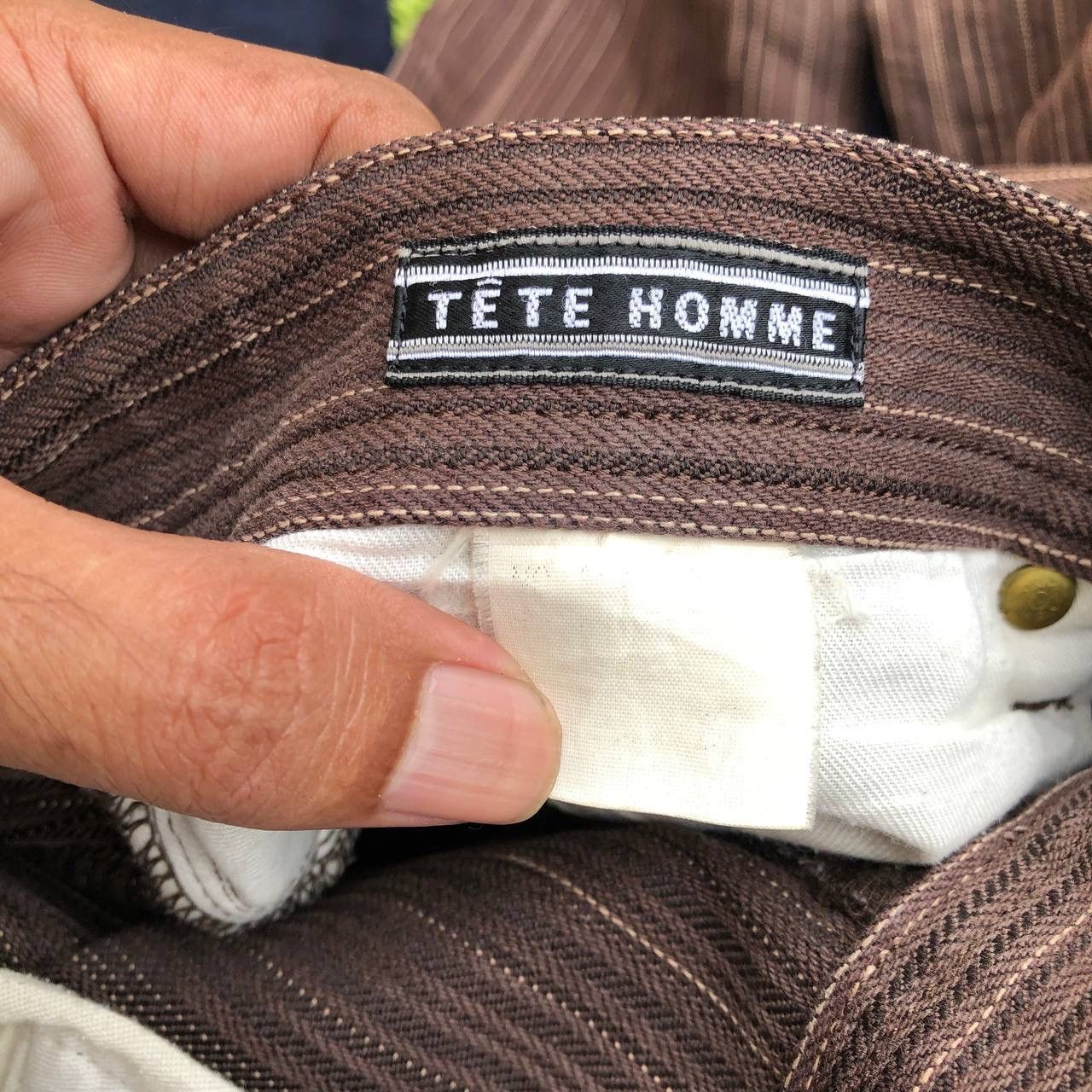 Tete Homme VINTAGE TETE HOMME BROWN PANTS Size US 33 - 11 Thumbnail