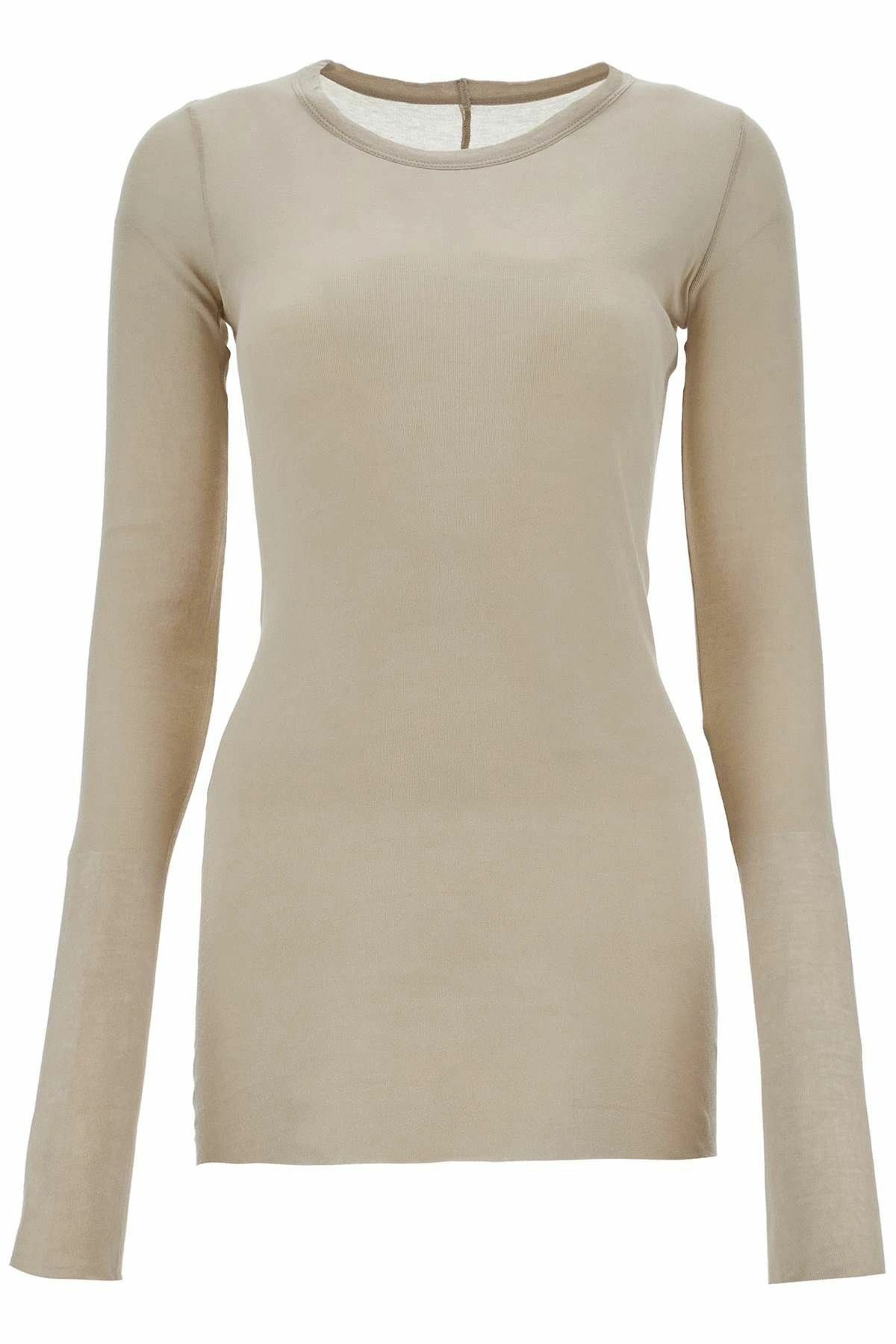 Rick Owens o1y0126 Crewneck T-Shirt in Light Gray Size M / US 6-8 / IT 42-44 - 1 Thumbnail