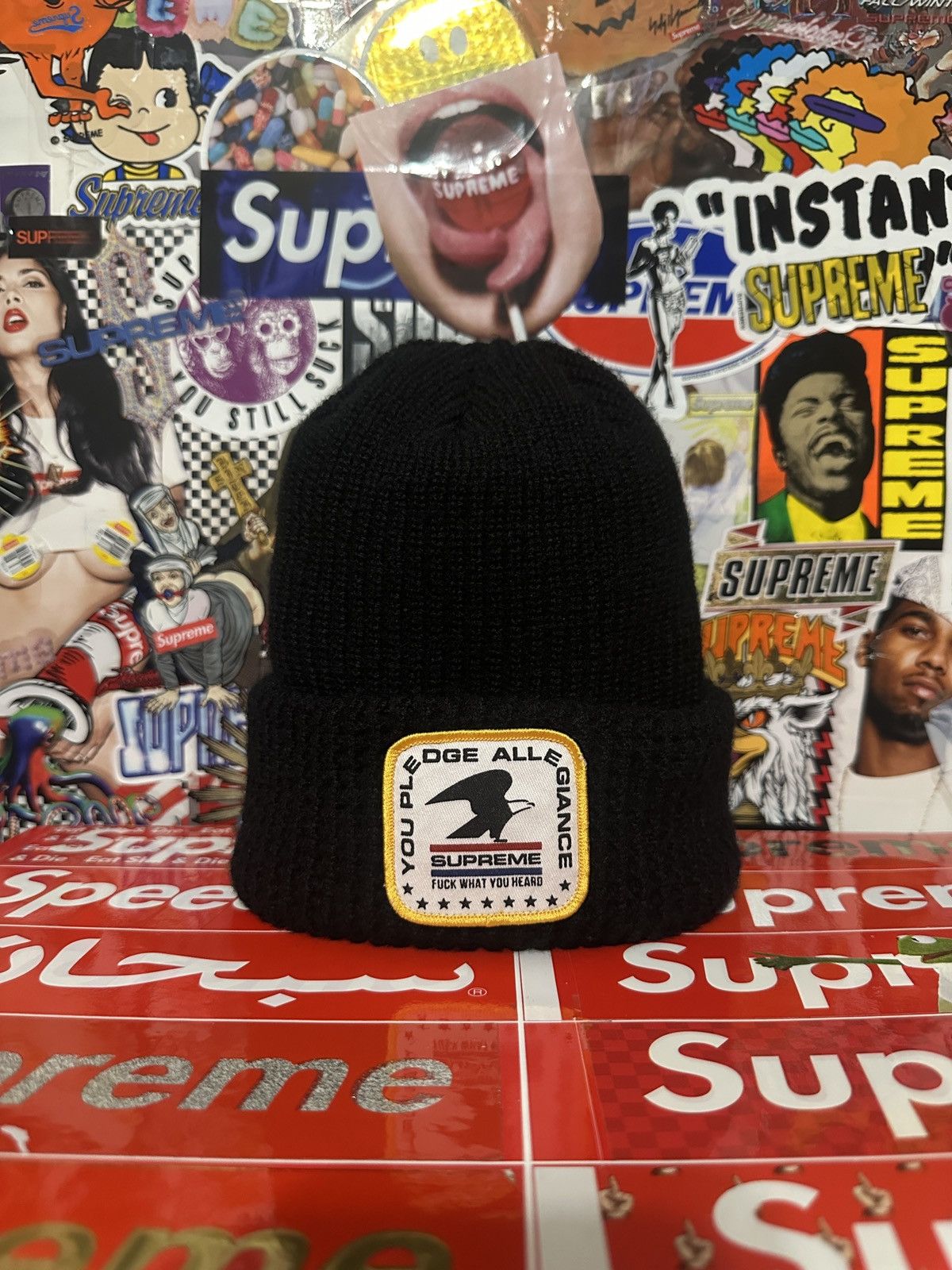 Supreme you pledge allegiance hat clearance