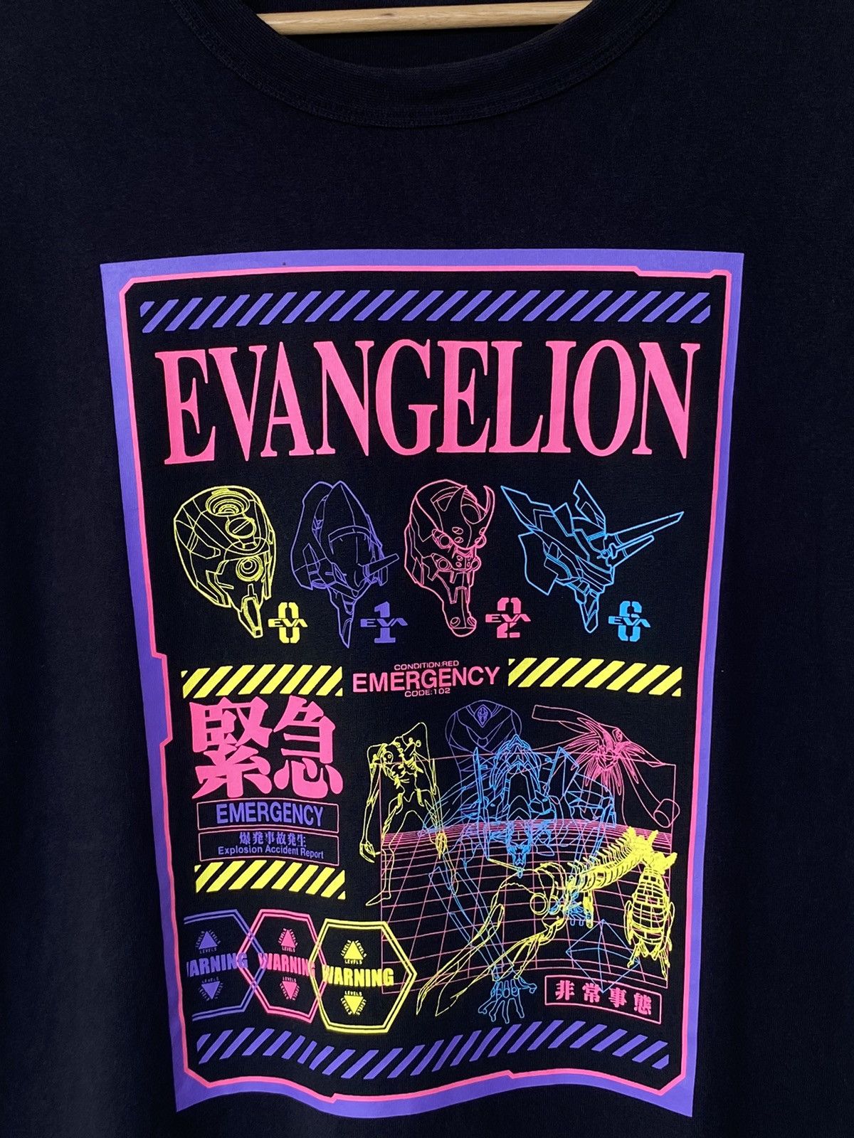 Anime Evangelion Neon Genesis Anime Tees Size US M / EU 48-50 / 2 - 2 Thumbnail