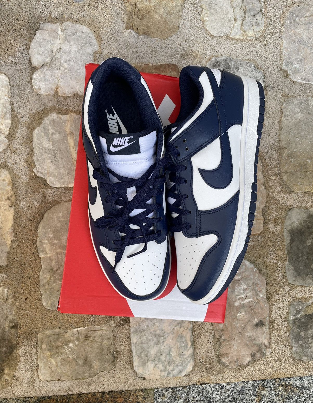 Nike Dunk low retro blue navy Size US 11 / EU 44 - 5 Thumbnail