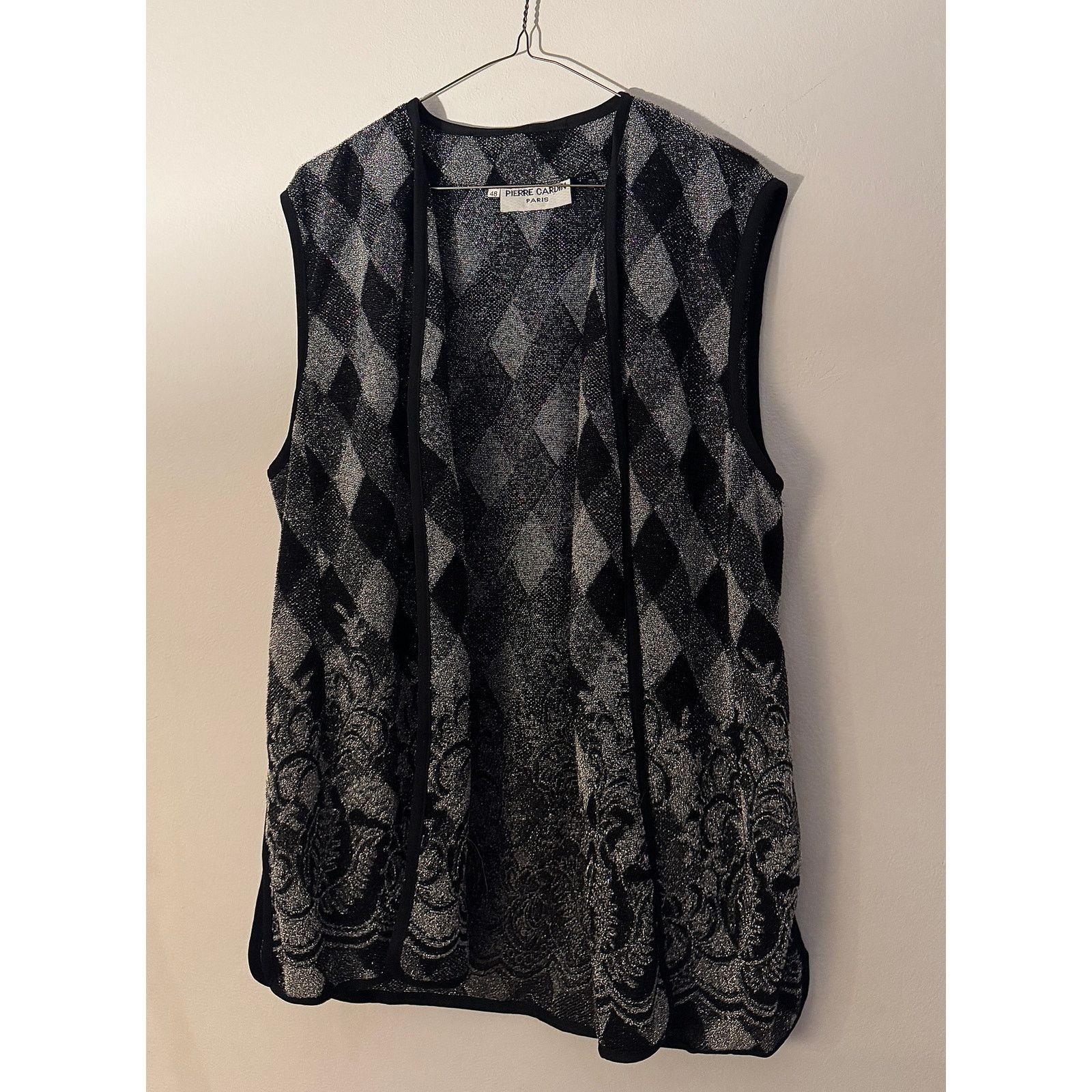 Pierre Cardin Pierre Cardin Women's Vest Angora Rabbit Hair Silk Nylon Size M / US 6-8 / IT 42-44 - 1 Thumbnail