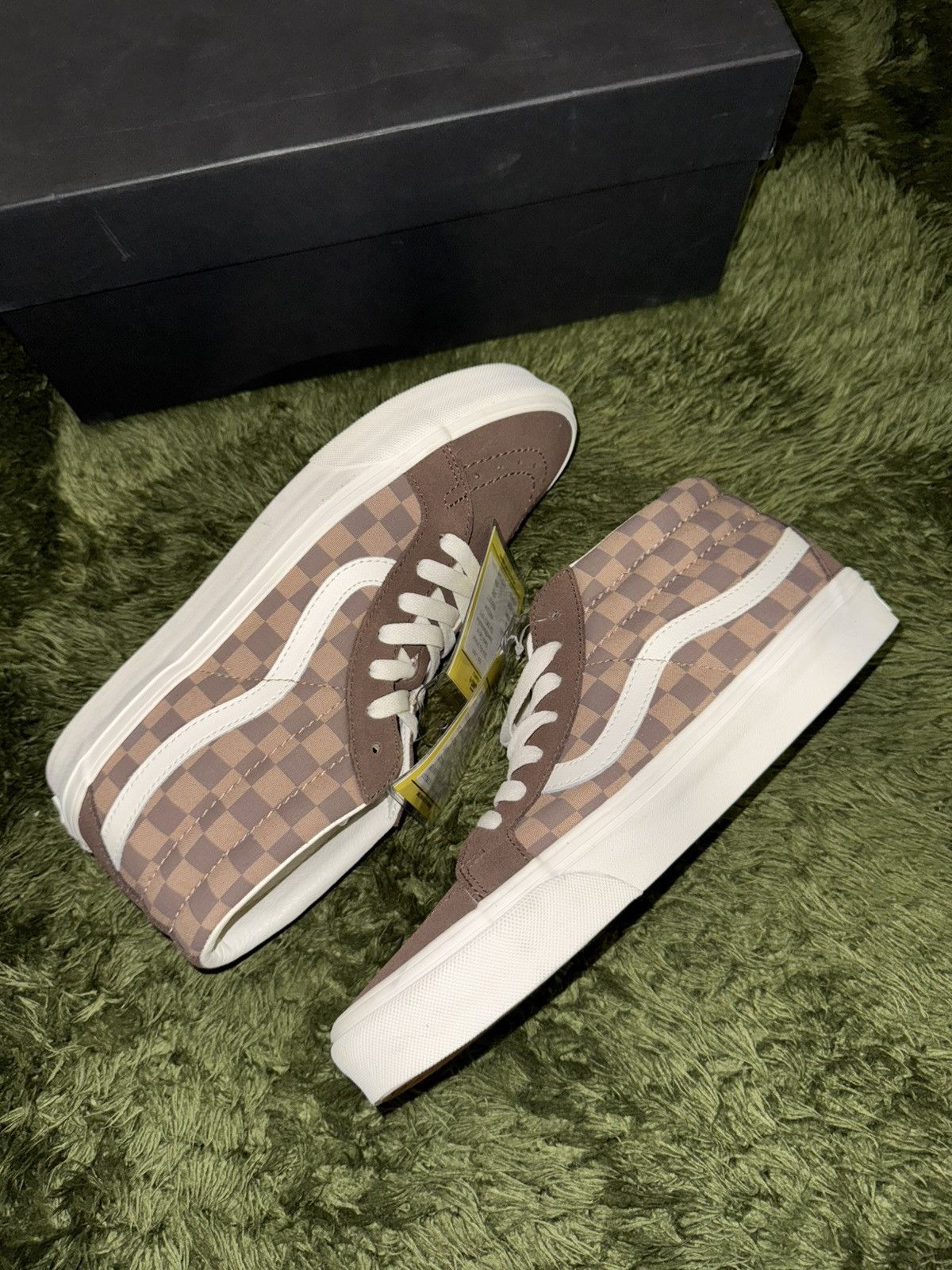 Vans [US 9] Vans Vault Skate Mid Sample Brown Checkerboard Size US 9 / EU 42 - 5 Thumbnail