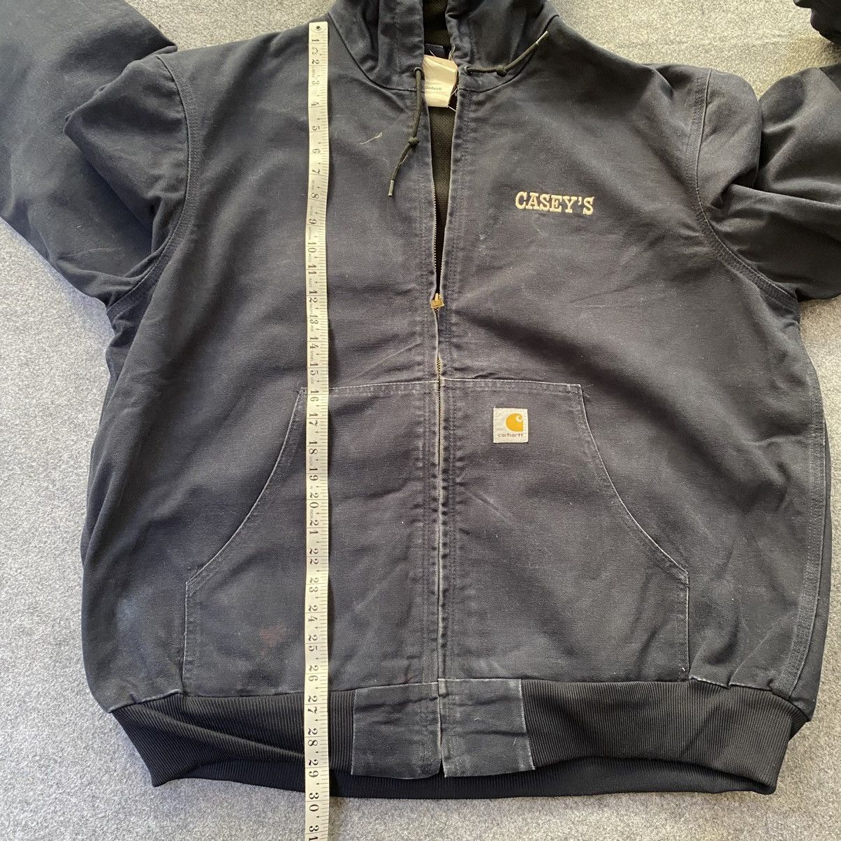 Carhartt Vintage Carhartt Blue Active Hooded Jacket Size US XL / EU 56 / 4 - 9 Thumbnail