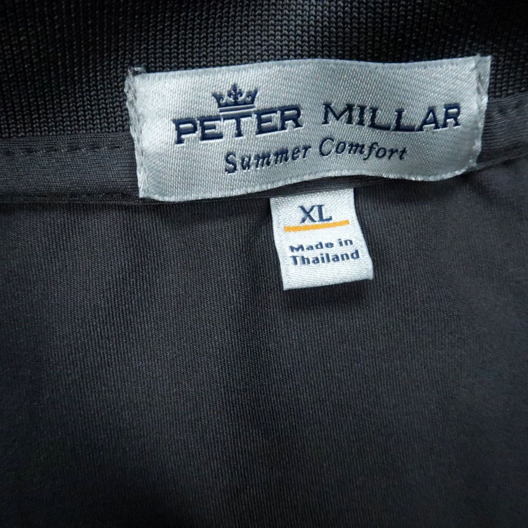 Peter Millar Peter Millar Polo Shirt Mens XL Gray Short Sleeve Summer Comfort Golf Activewear Goldman Sachs Size US XL / EU 56 / 4 - 3 Thumbnail