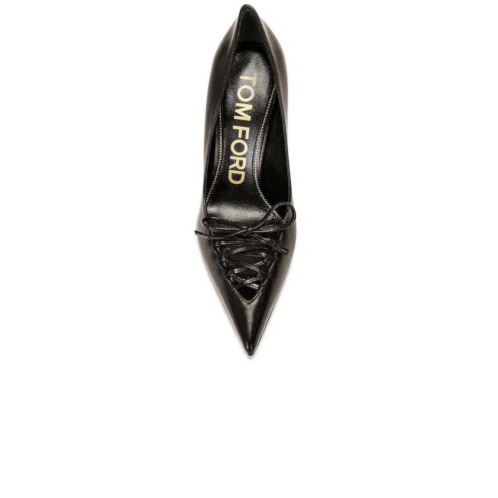 Tom Ford o1loc1c0325 W3304 Leather Lux Corset 105 Pumps in Black Size US 7 / IT 37 - 2 Thumbnail