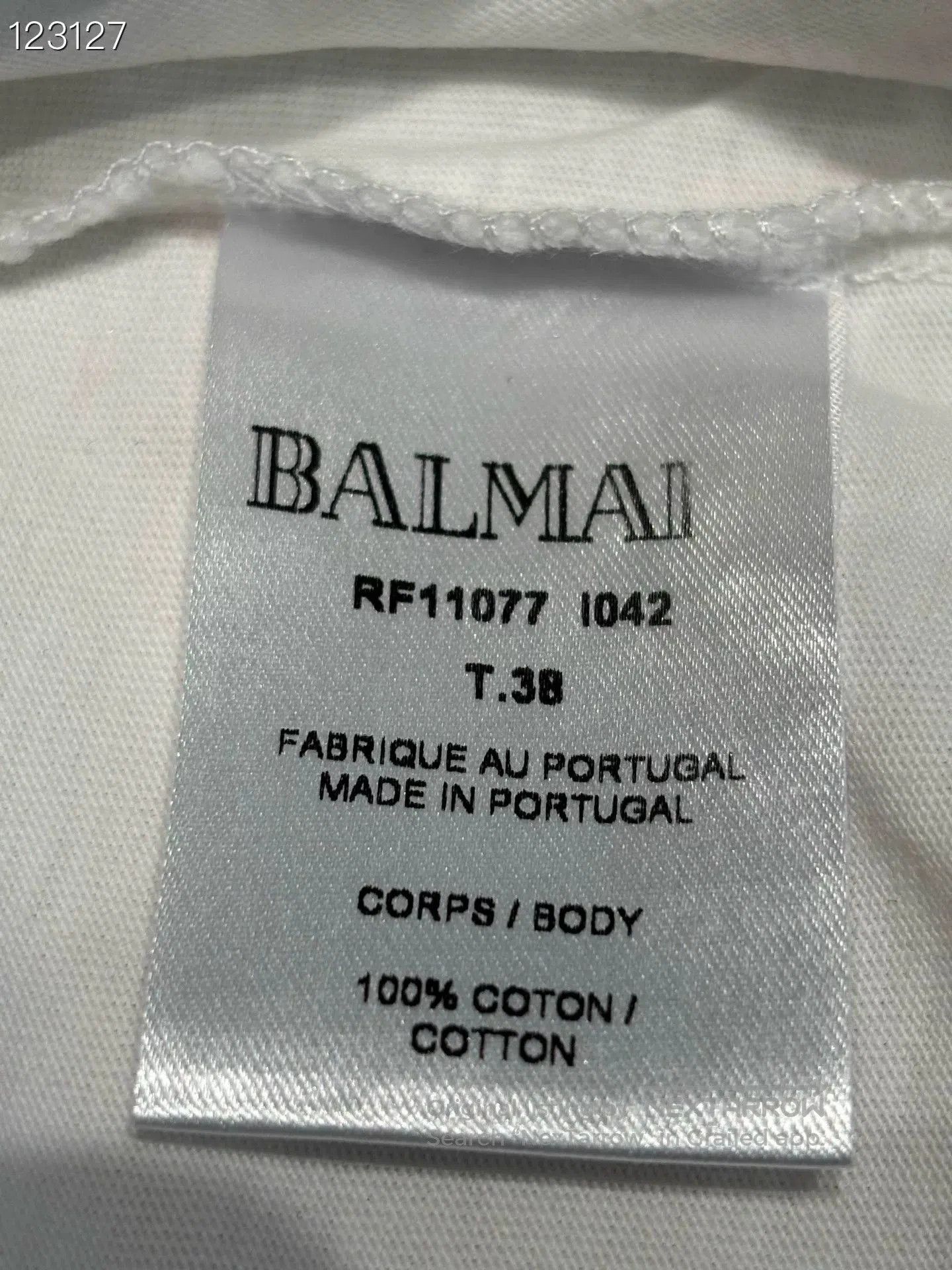 Balmain Balmain Gold Button Letter Print T. Size S / US 4 / IT 40 - 6 Thumbnail