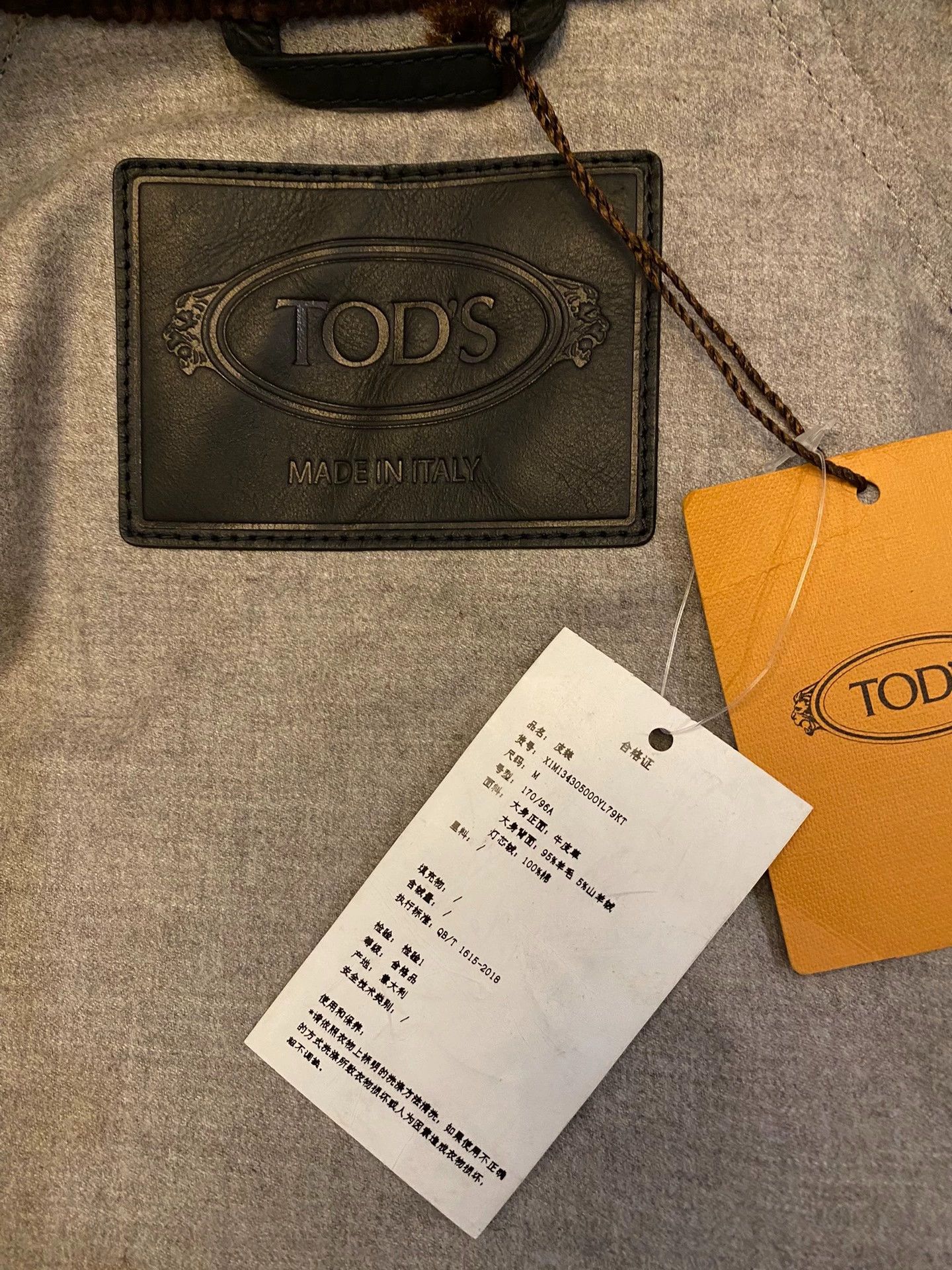 Tod's Tods Italian Cowhide Leather Jacket Size US M / EU 48-50 / 2 - 5 Thumbnail