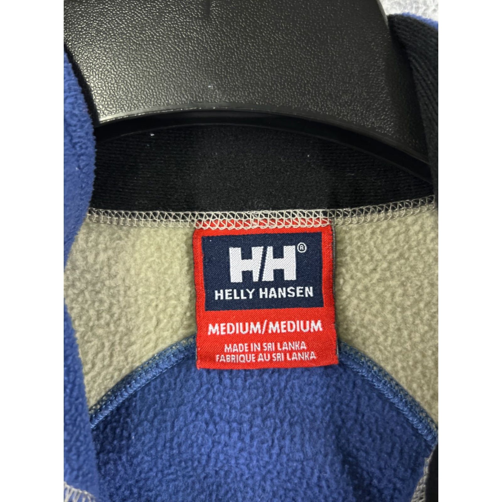 Helly Hansen Helly Hansen Sweater Mens Medium Blue Beige Long Sleeve 1/4 Zip Fleece Polyester Size US M / EU 48-50 / 2 - 3 Thumbnail