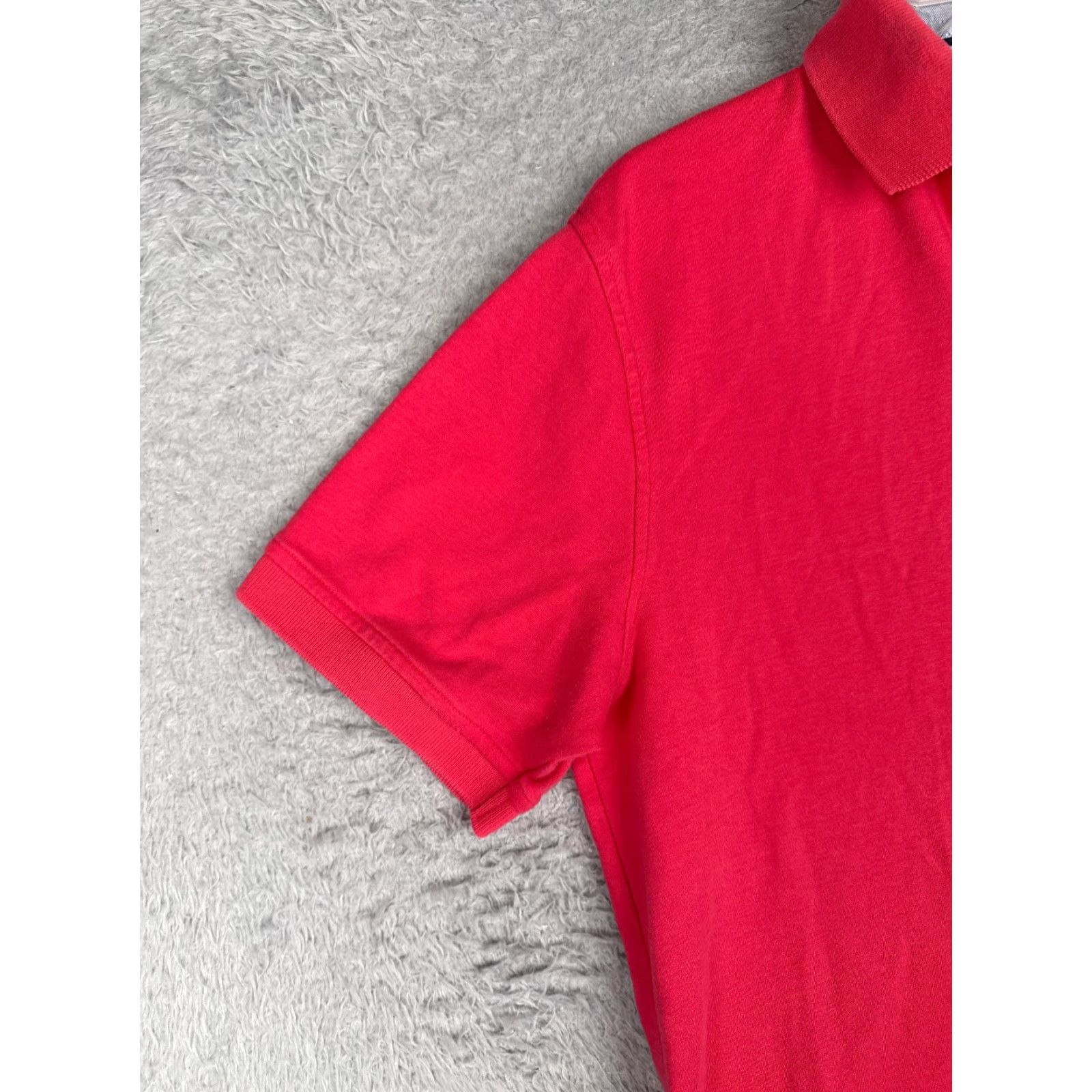 Tommy Hilfiger Tommy Hilfiger Polo Shirt Men Medium Pink 100% Cotton Short Sleeve Slim Fit Regular Size Type Pink Polo Mens Modern Sports Shirt Size US M / EU 48-50 / 2 - 3 Thumbnail