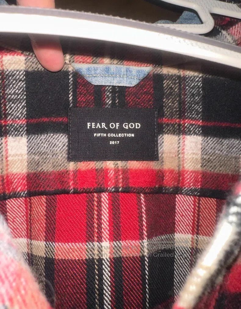 Fear of God Fear of God Season 5 cowboy collar red and black plaid shi Size US S / EU 44-46 / 1 - 5 Thumbnail
