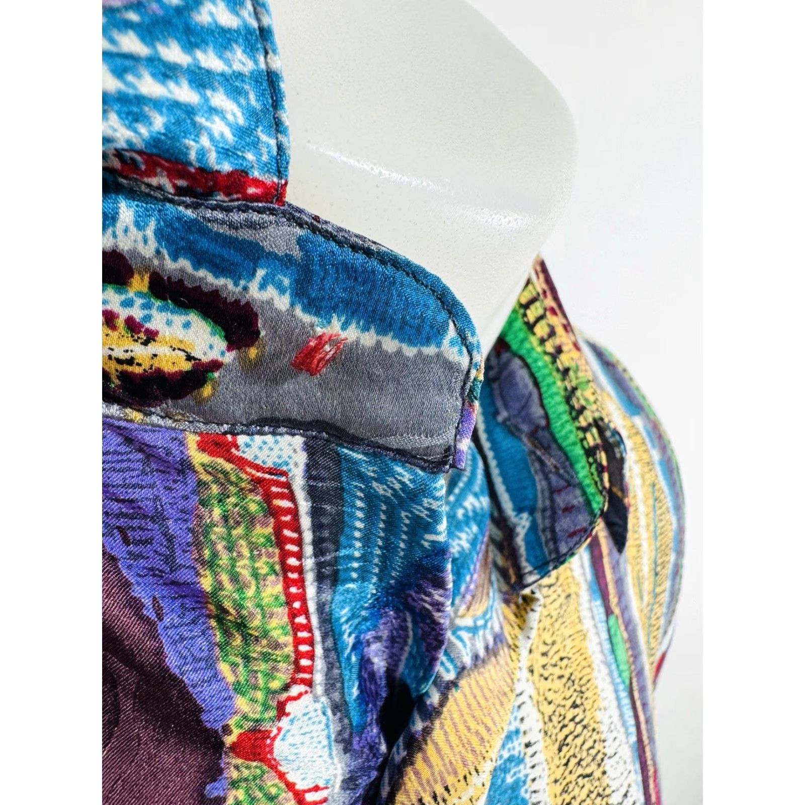 Coogi COOGI ITALY AUSTRALIA SILK Cosby Tundra Print Mens M Shirt Size US L / EU 52-54 / 3 - 5 Thumbnail