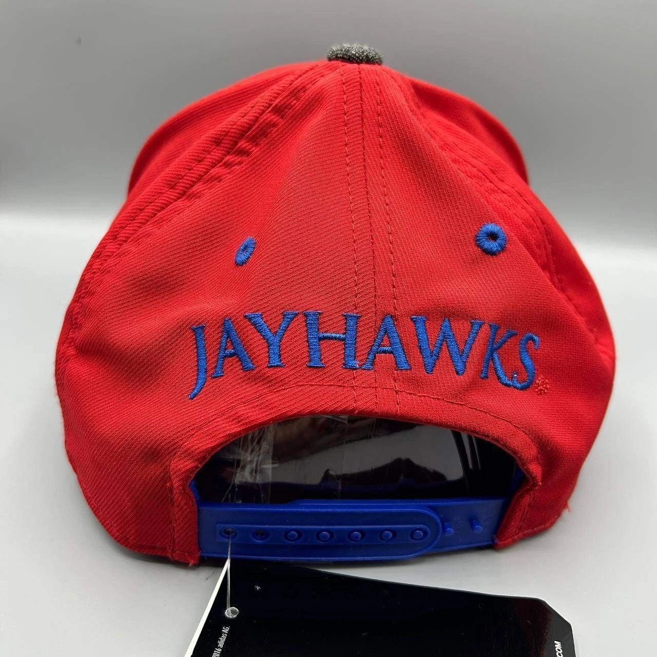 Adidas Kansas Jayhawks Hat Men Embroidered Strap Back Cap New Size ONE SIZE - 5 Thumbnail