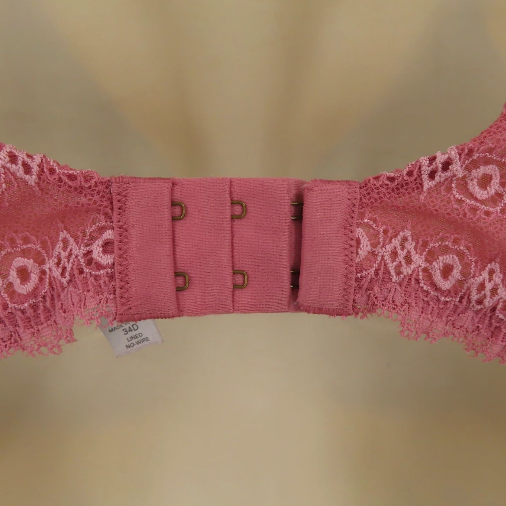 Victoria's Secret Victoria's Secret 34D Ipex Wireless Lined Padded Bra Lace Bow Accent Pink, T-Shirt, Bra, Women, 34D, NS, 34 Band, D Cup Size ONE SIZE - 7 Thumbnail