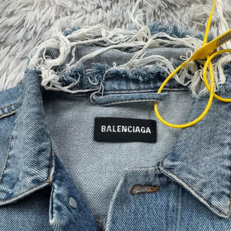 Balenciaga Balenciaga Wheat ear environmental protection denim jacket Size US M / EU 48-50 / 2 - 3 Thumbnail