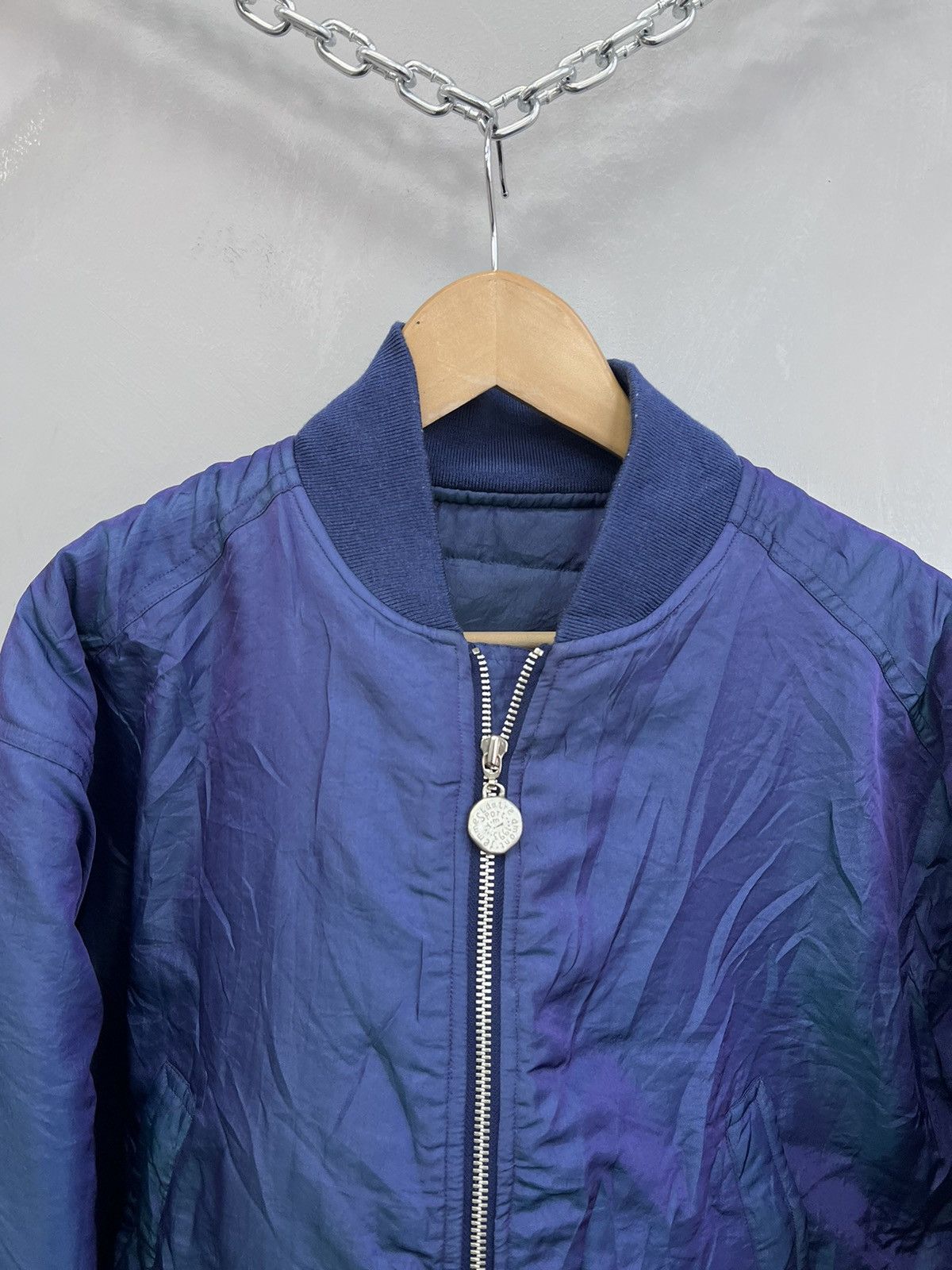 Issey Miyake × Japanese Brand × Vintage NYLON LAUTREMONT REVERSIBLE BOMBER JPG STYLE Y2K Size US M / EU 48-50 / 2 - 17 Thumbnail