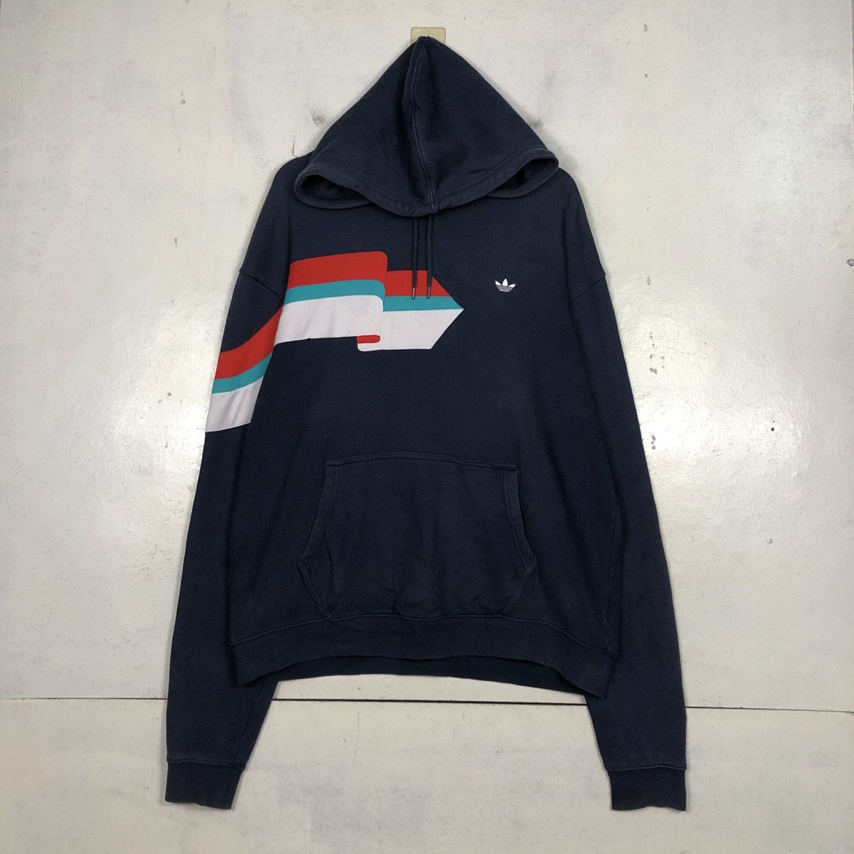 Adidas 📌Hoodie Pull Over Adidas Striped Design Size US M / EU 48-50 / 2 - 3 Thumbnail