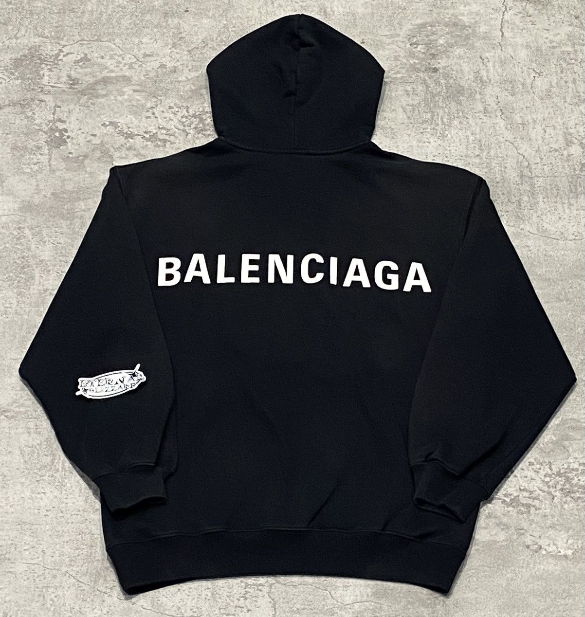 Balenciaga Balenciaga Back Logo Hoodie Size US S / EU 44-46 / 1 - 1 Thumbnail