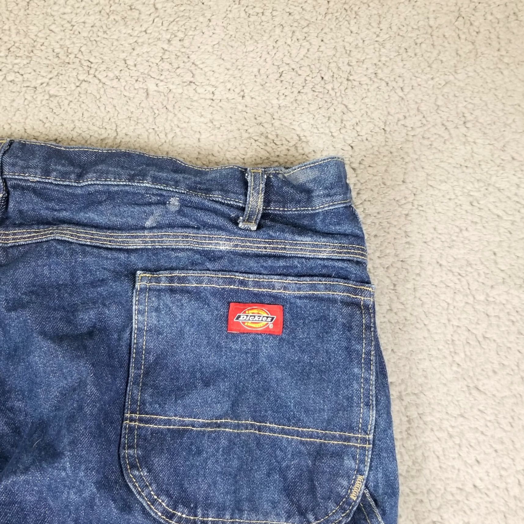 Dickies DICKIES Carpenter Pants - Pants - Men - 44x32 - Blue - Canvas Workwear - Grunge Style - Regular Fit Size US 44 / EU 60 - 4 Thumbnail