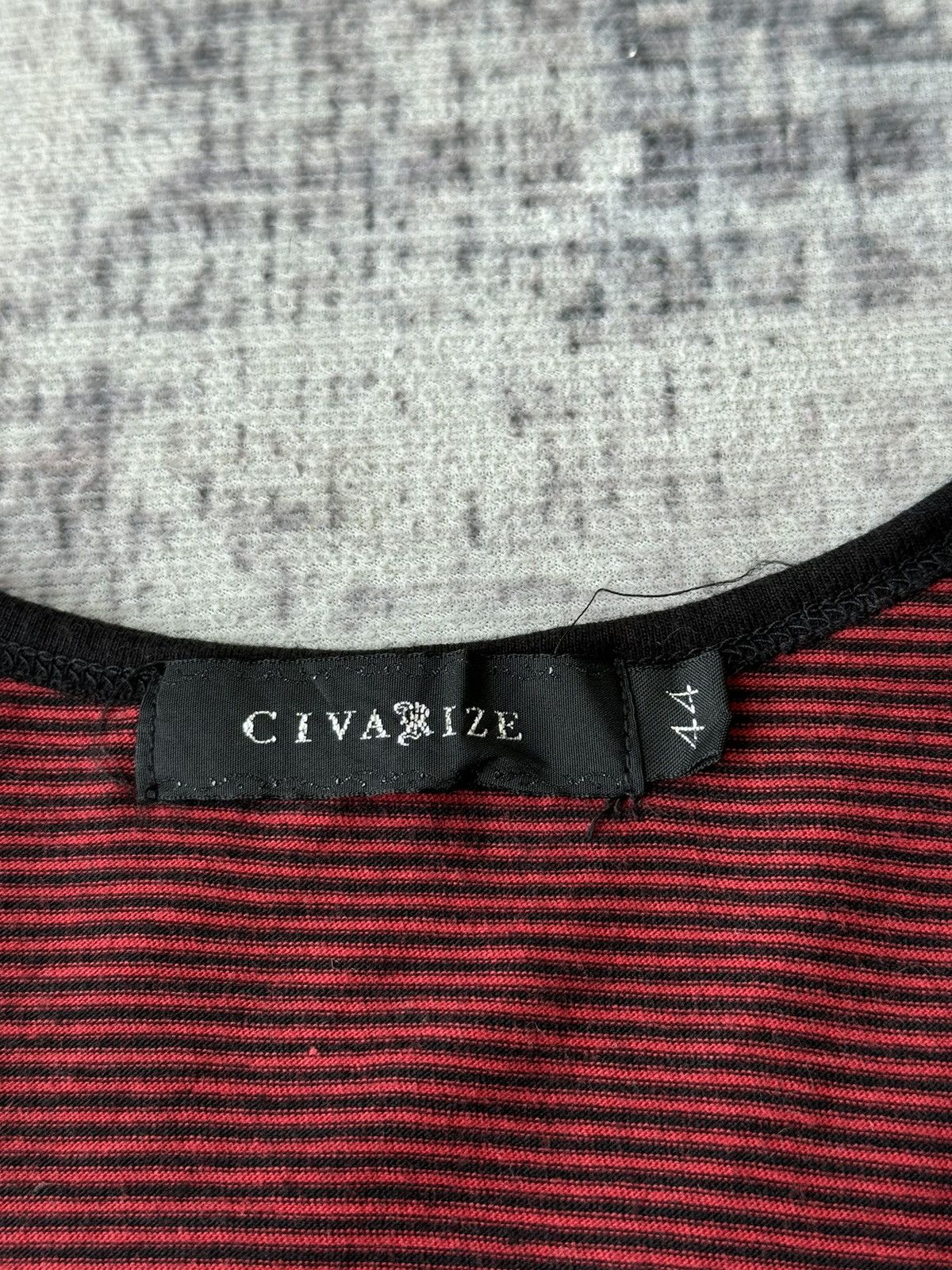 CIVARIZE Civarize Punk Riot Poem Striped Tank Top Size US S / EU 44-46 / 1 - 3 Thumbnail