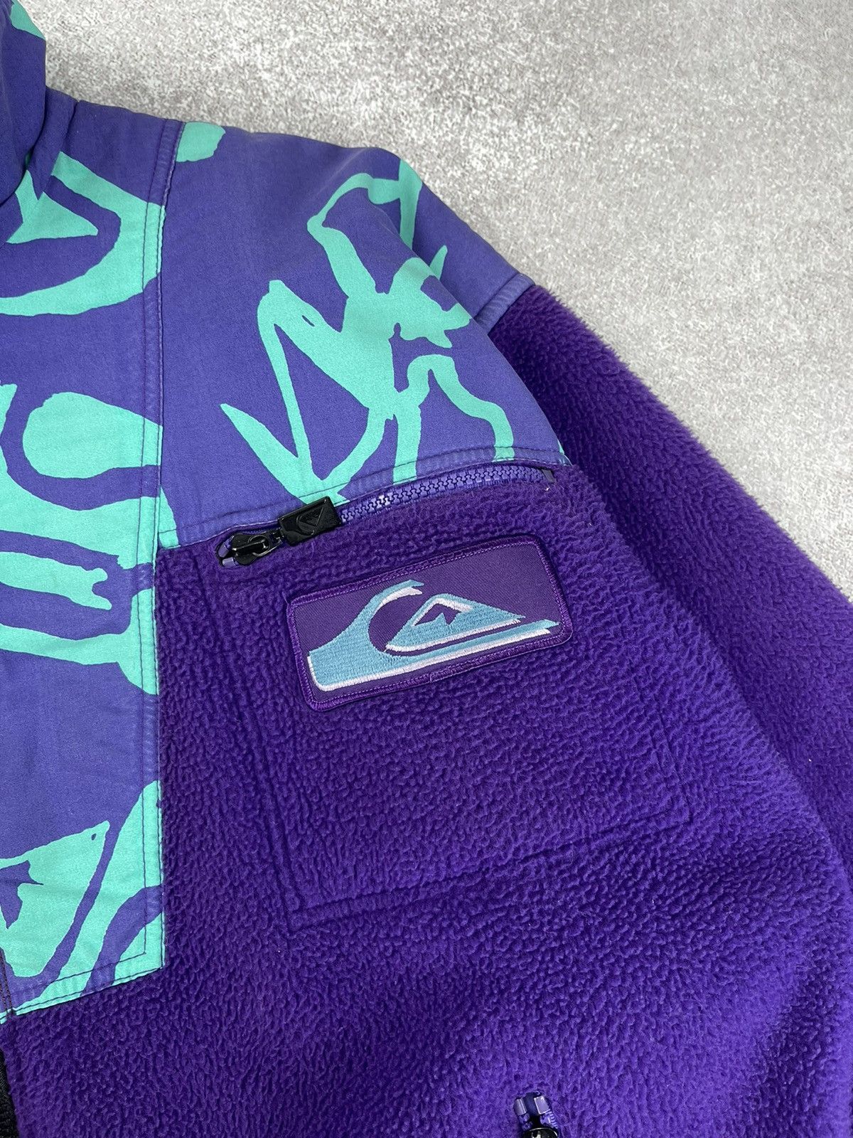 Quiksilver × Vintage Vintage Quicksilver Polartec Fleece Jacket Size M Size US M / EU 48-50 / 2 - 4 Thumbnail