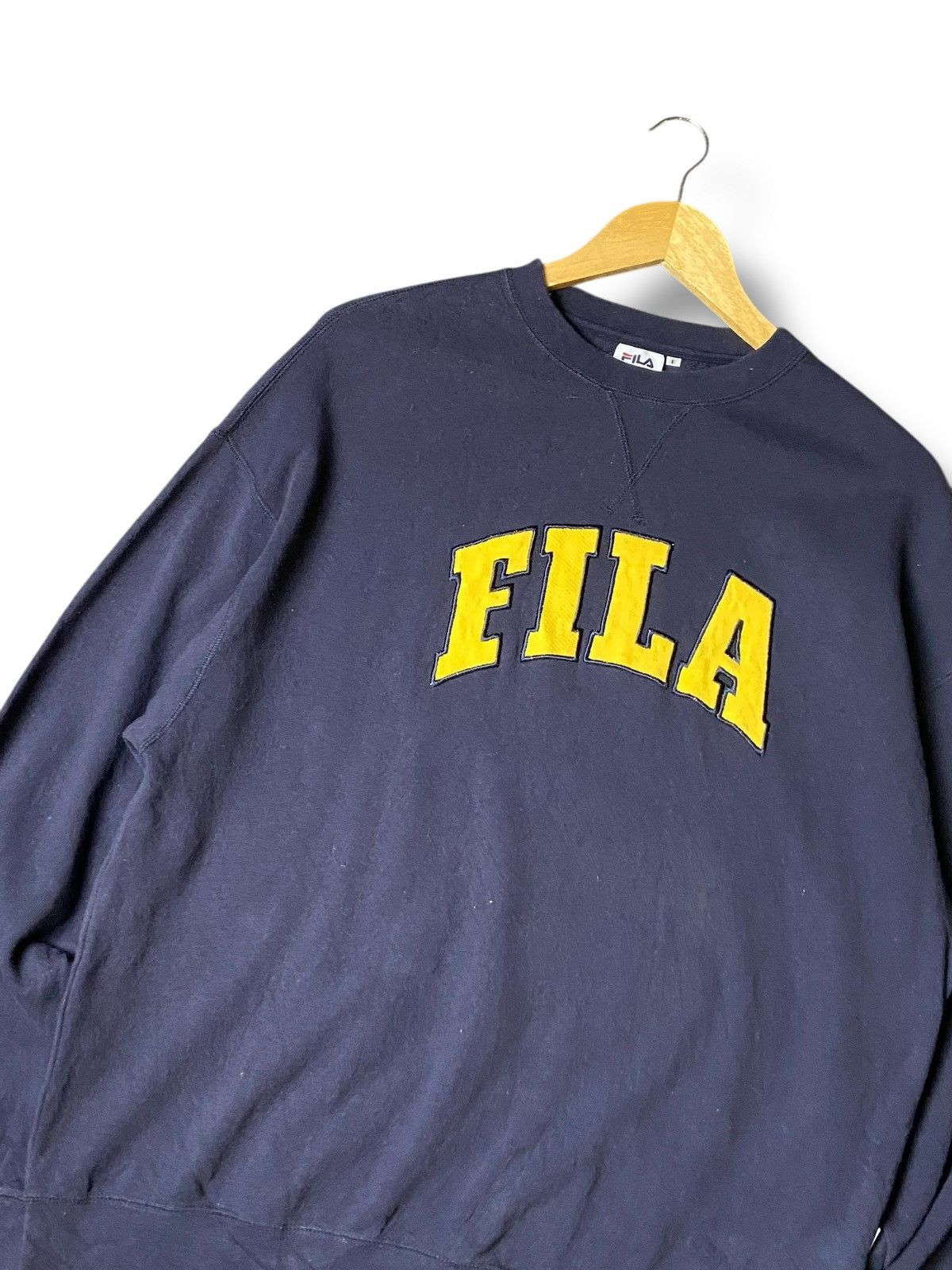 Fila × Japanese Brand × Vintage Vintage FILA Embroidered Pullover Sweatshirt (129) Size US S / EU 44-46 / 1 - 5 Thumbnail