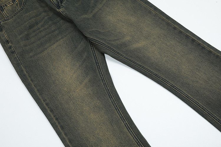 Vintage Retro distressed washed men's loose street jeans machete Size US 32 / EU 48 - 5 Thumbnail