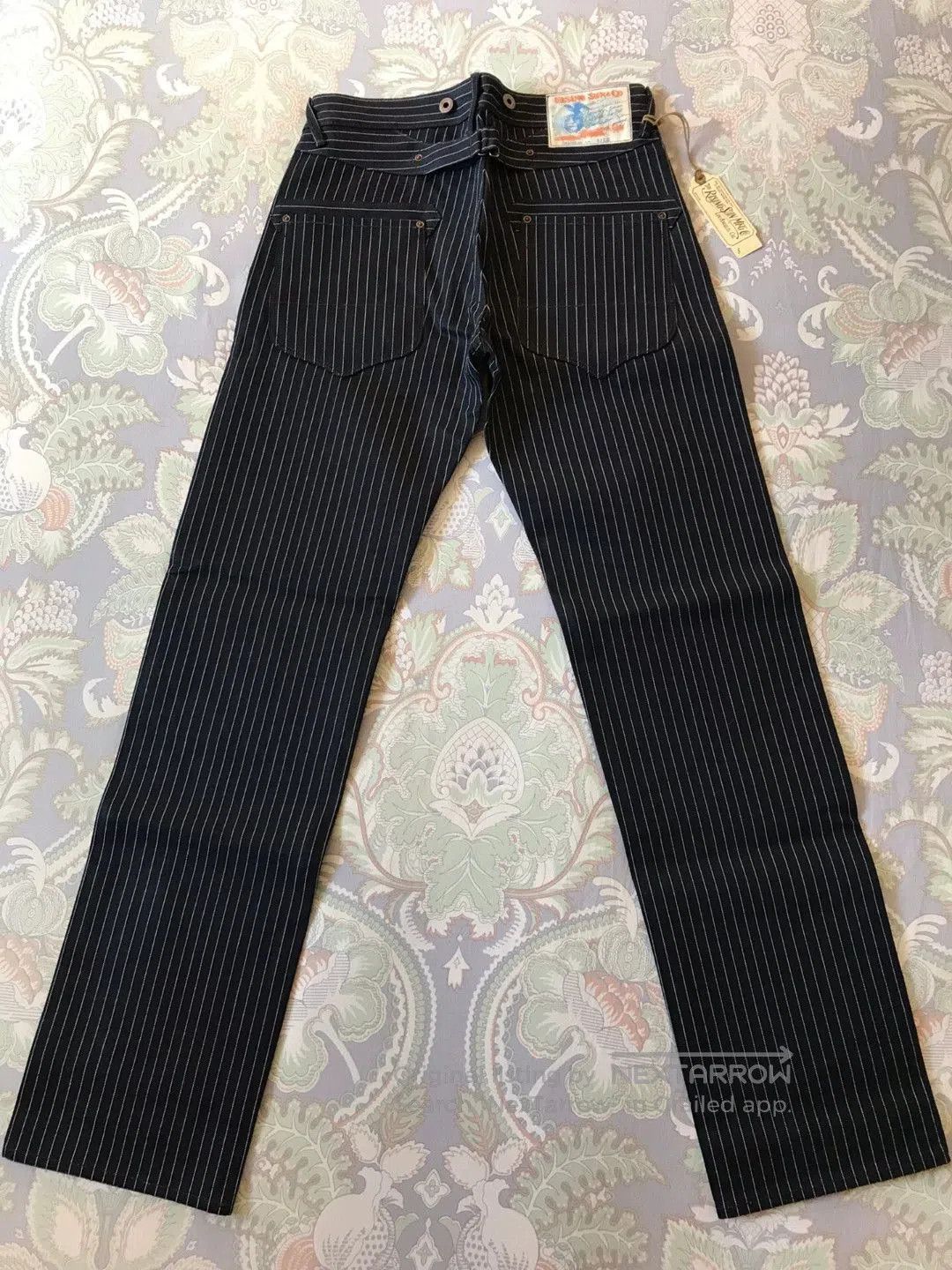 Rising Sun & Co. Rising Sun Indigo Striped Work Pants. Size US 29 - 3 Thumbnail