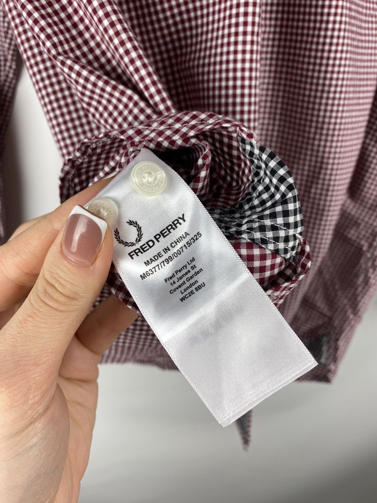 Fred Perry Fred Perry Men’s Long Sleeve Plaid Button Up Shirt Size M Size US M / EU 48-50 / 2 - 13 Thumbnail