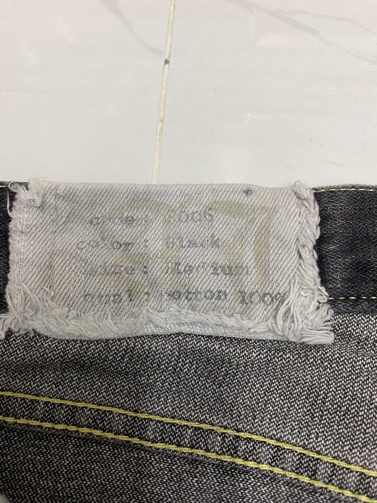 14th Addiction × KMRii RARE DISTRESSED ANTFUI JEANS RIPPED DENIM JEANS Size US 31 - 9 Thumbnail