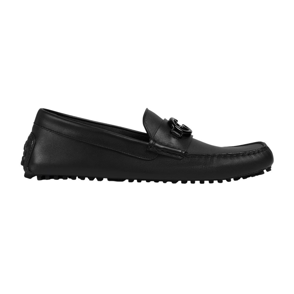 GUCCI Driver Men's Black Leather Loafers New & Authentic (Me